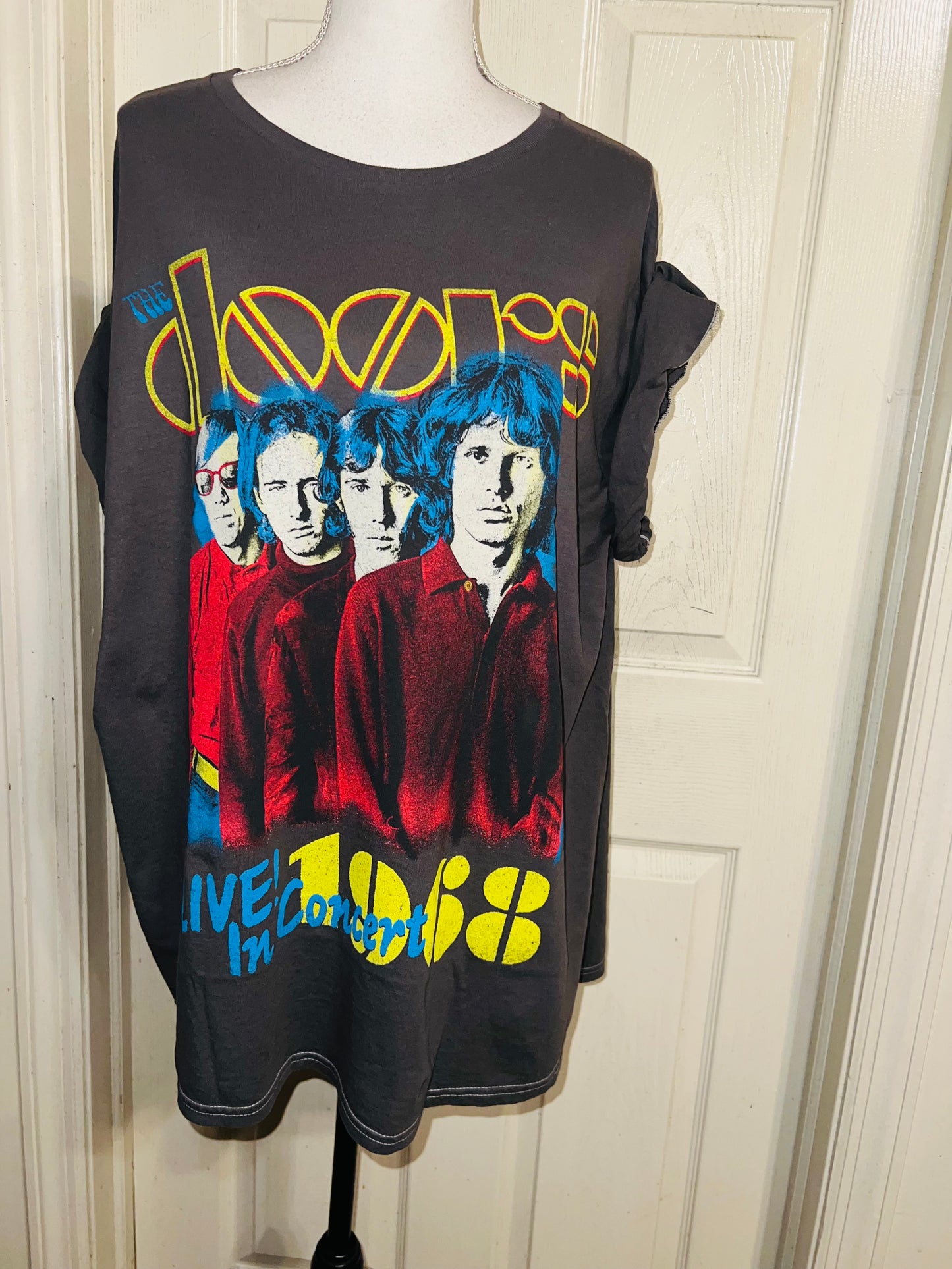 The Doors Double Sided Oversized Distressed Tee