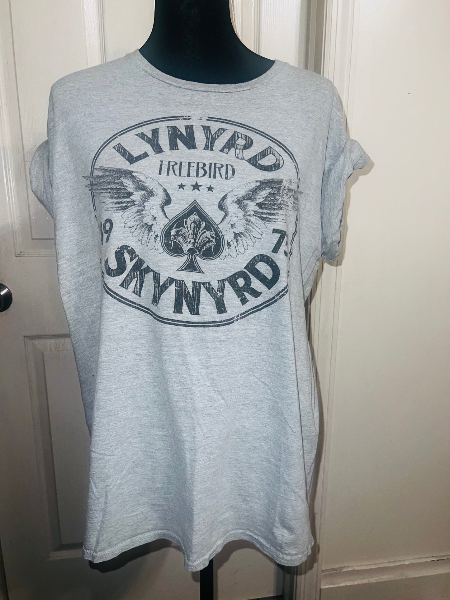 Lynyrd Skynyrd Oversized Distressed Tee