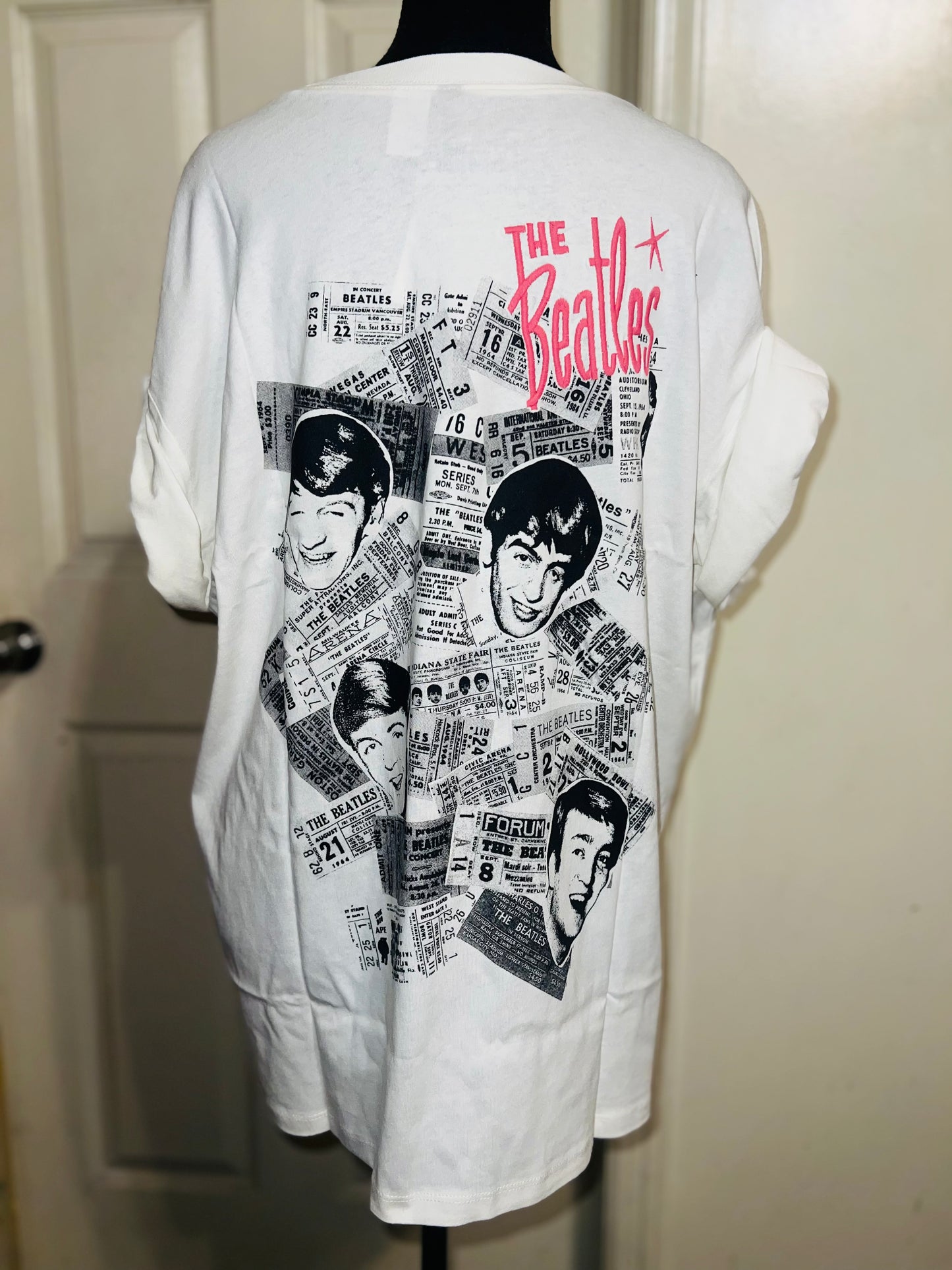 The Beatles Double Sided Oversized Tee