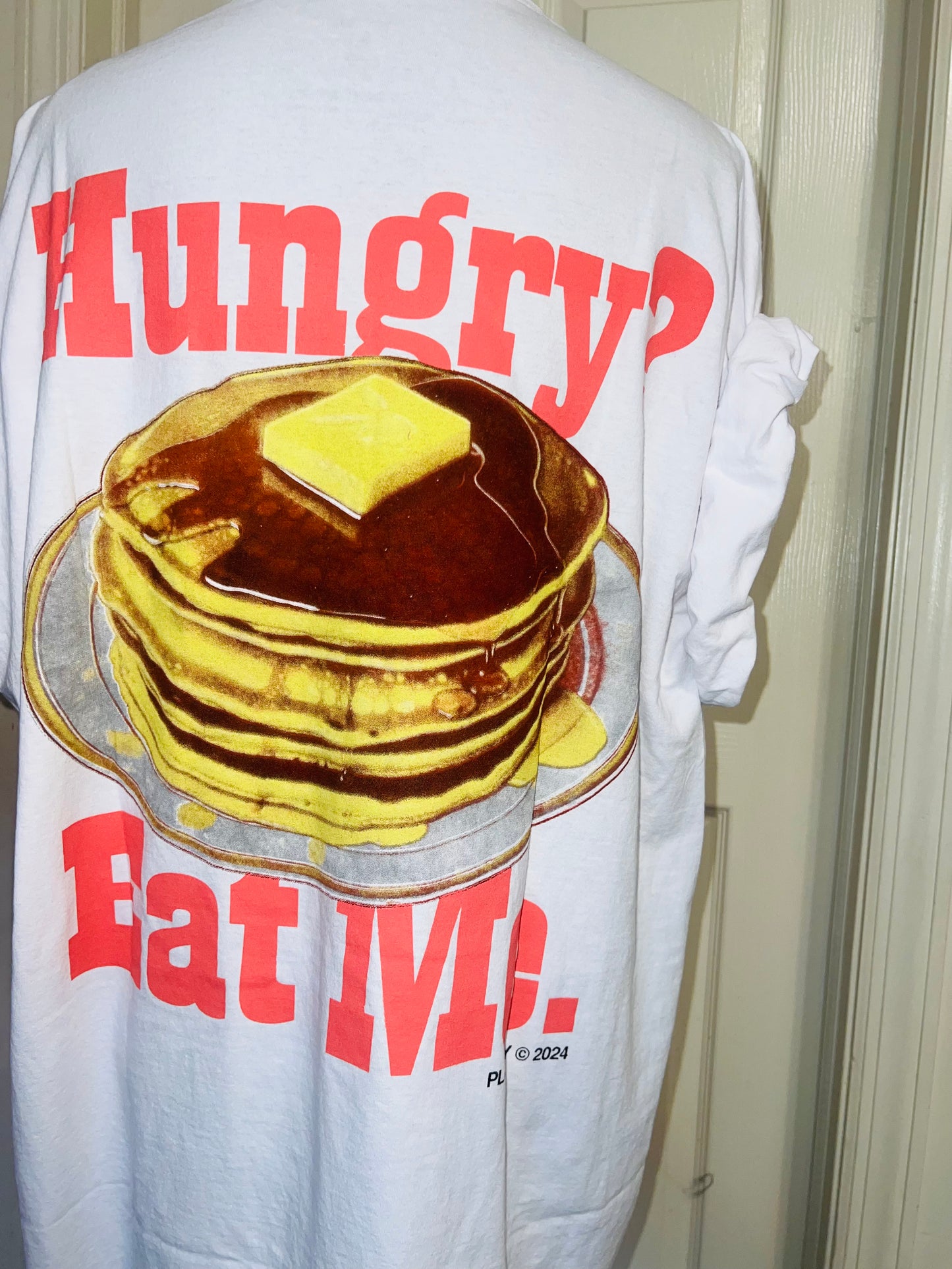 Playboy Pancake Double Sided Distressed Tee