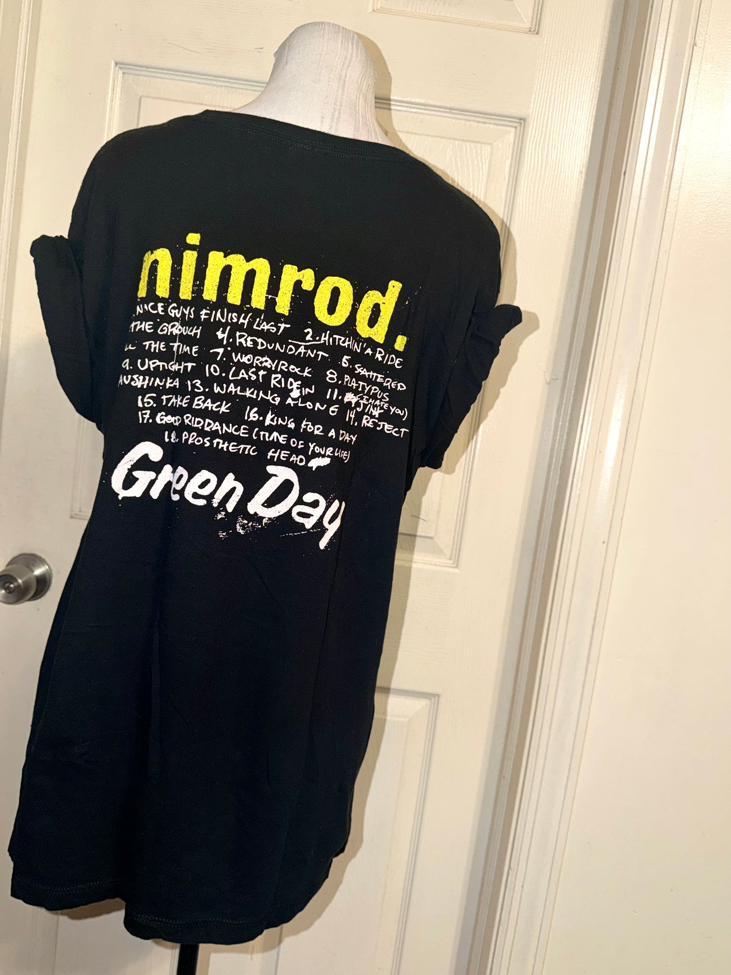 Green Day Double Sided Tee