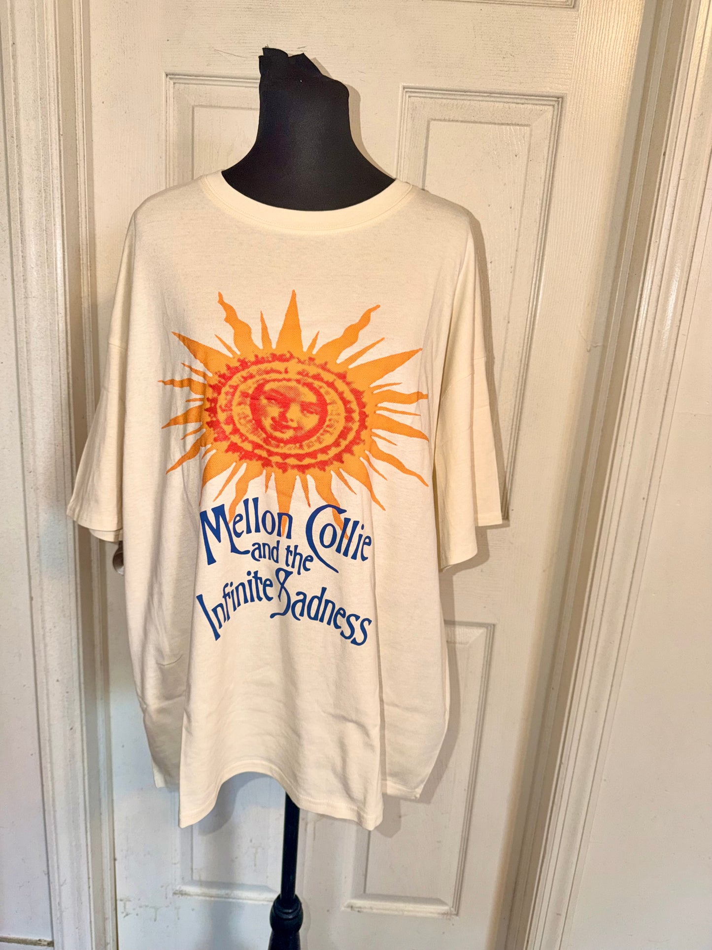 The Smashing Pumpkins Oversized Distressed Tee