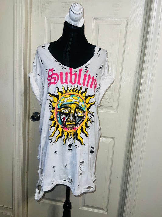 Sublime Oversized Distressed Tee