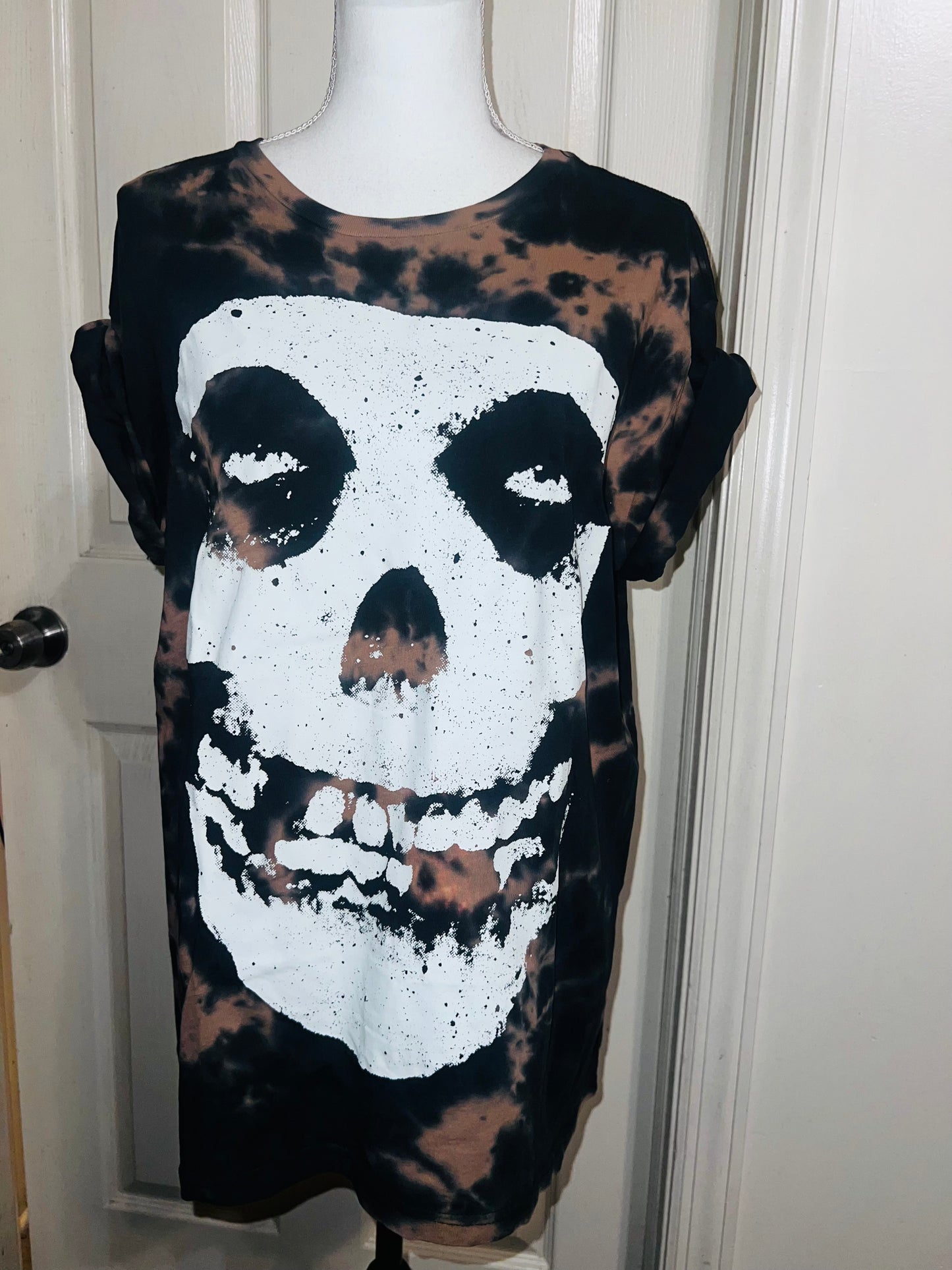 Misfits Double Sided Oversized Distressed Tee