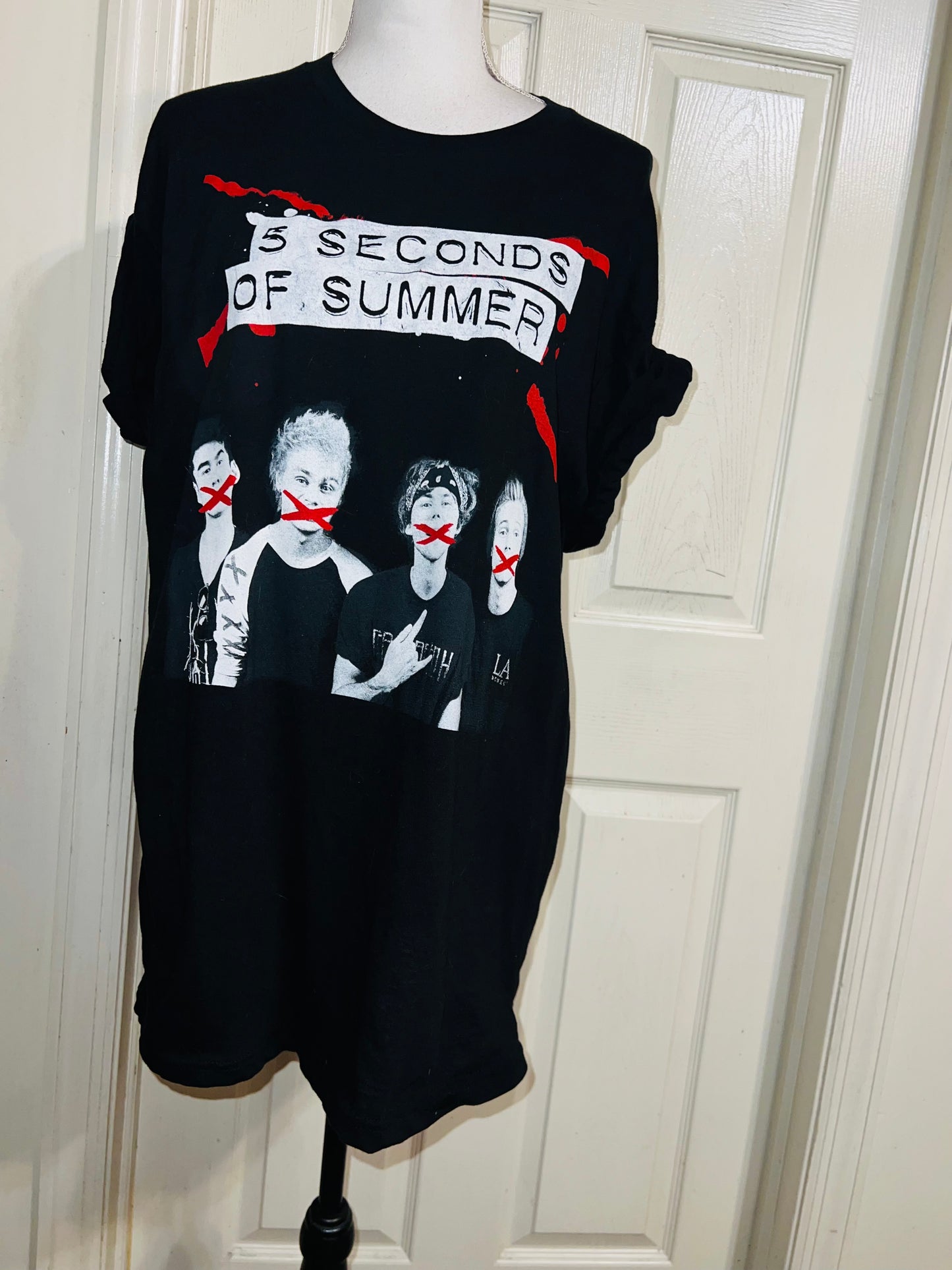 5 Seconds of Summer Distressed Tee