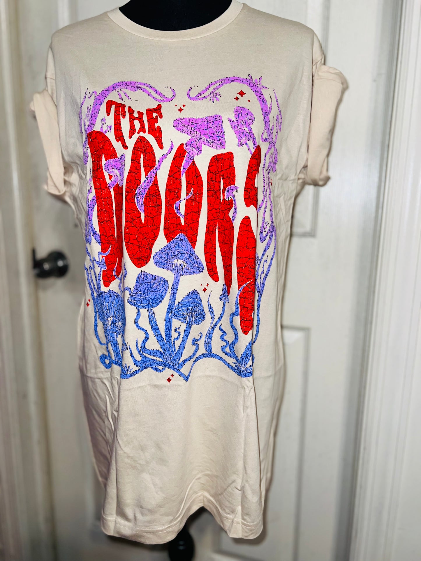 The Doors Oversized Distressed T-Shirt