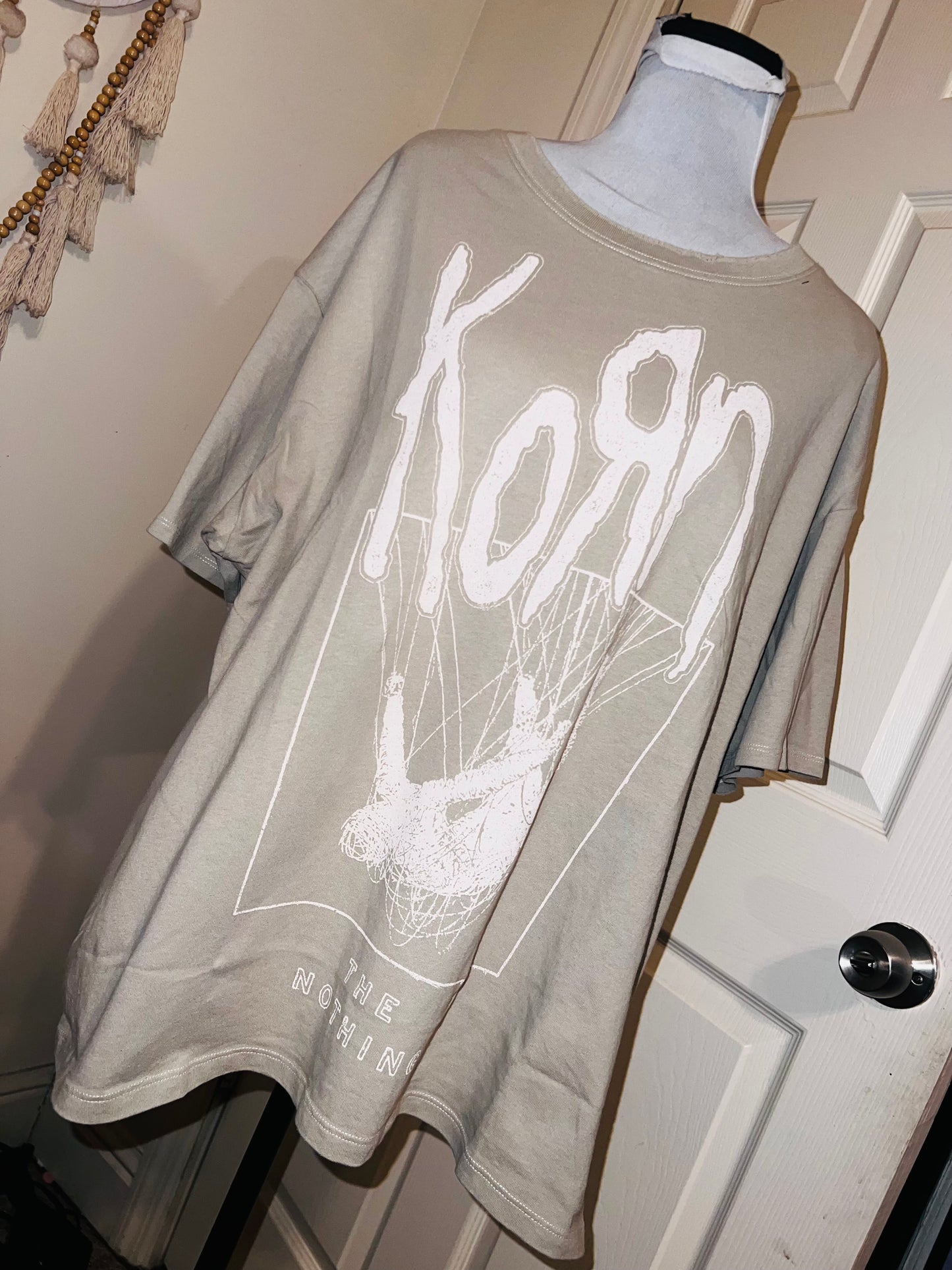 Korn Oversized Distressed Tee