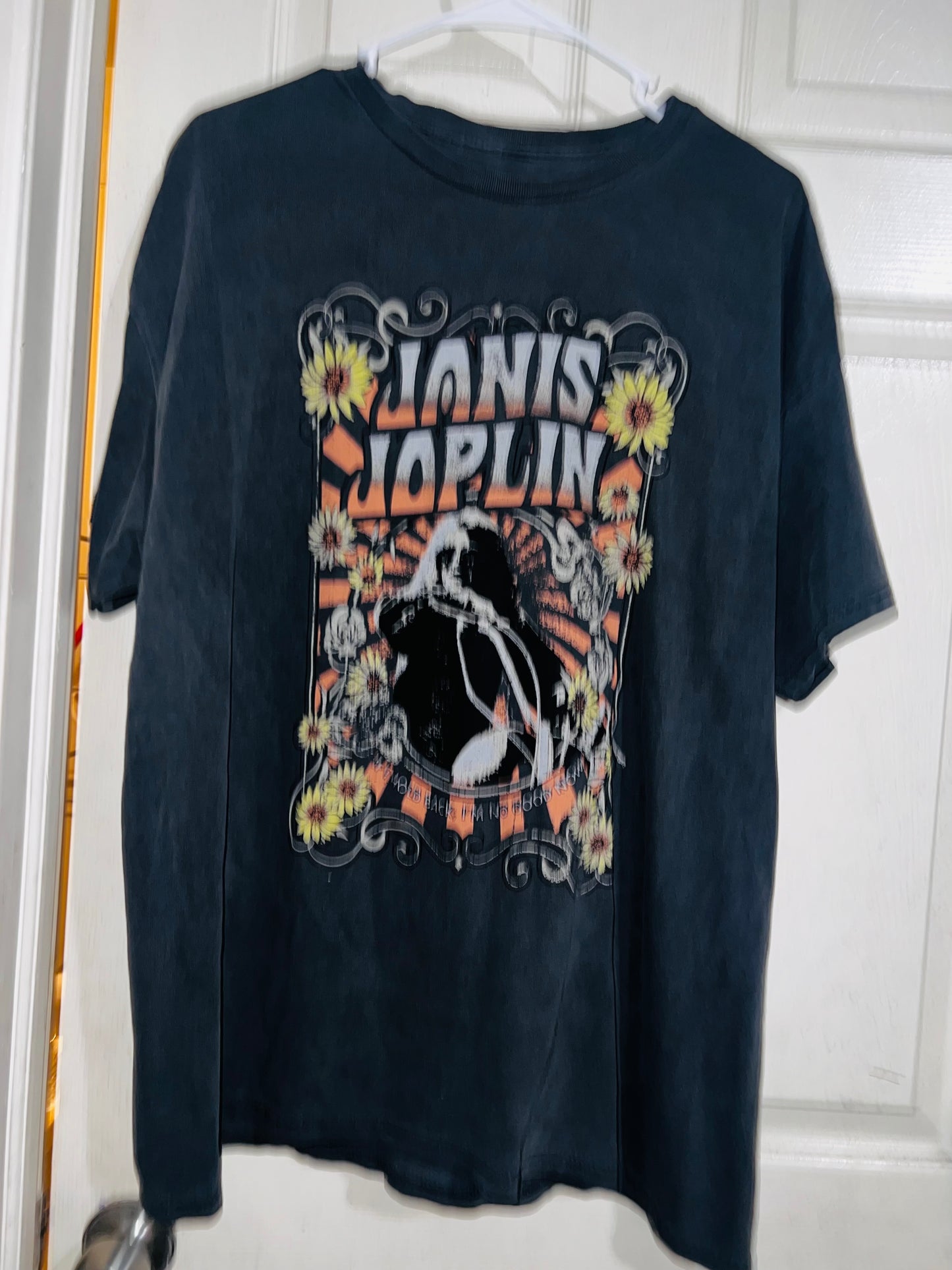 Janis Joplin Oversized Distressed Tee