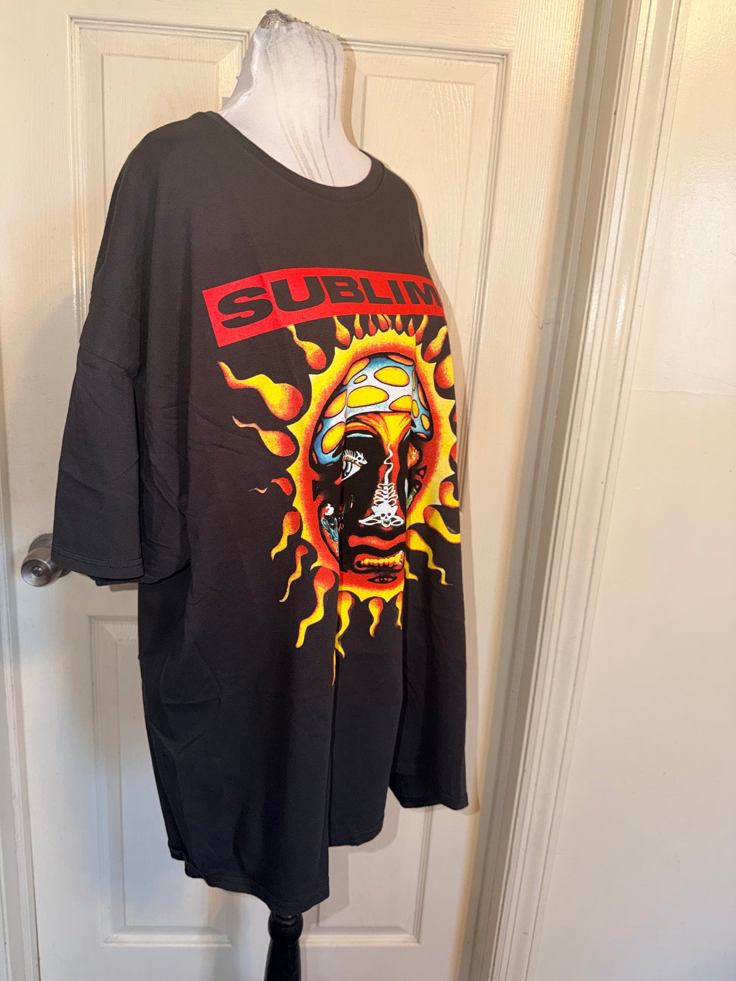 Sublime Double Sided Oversized Distressed Tee