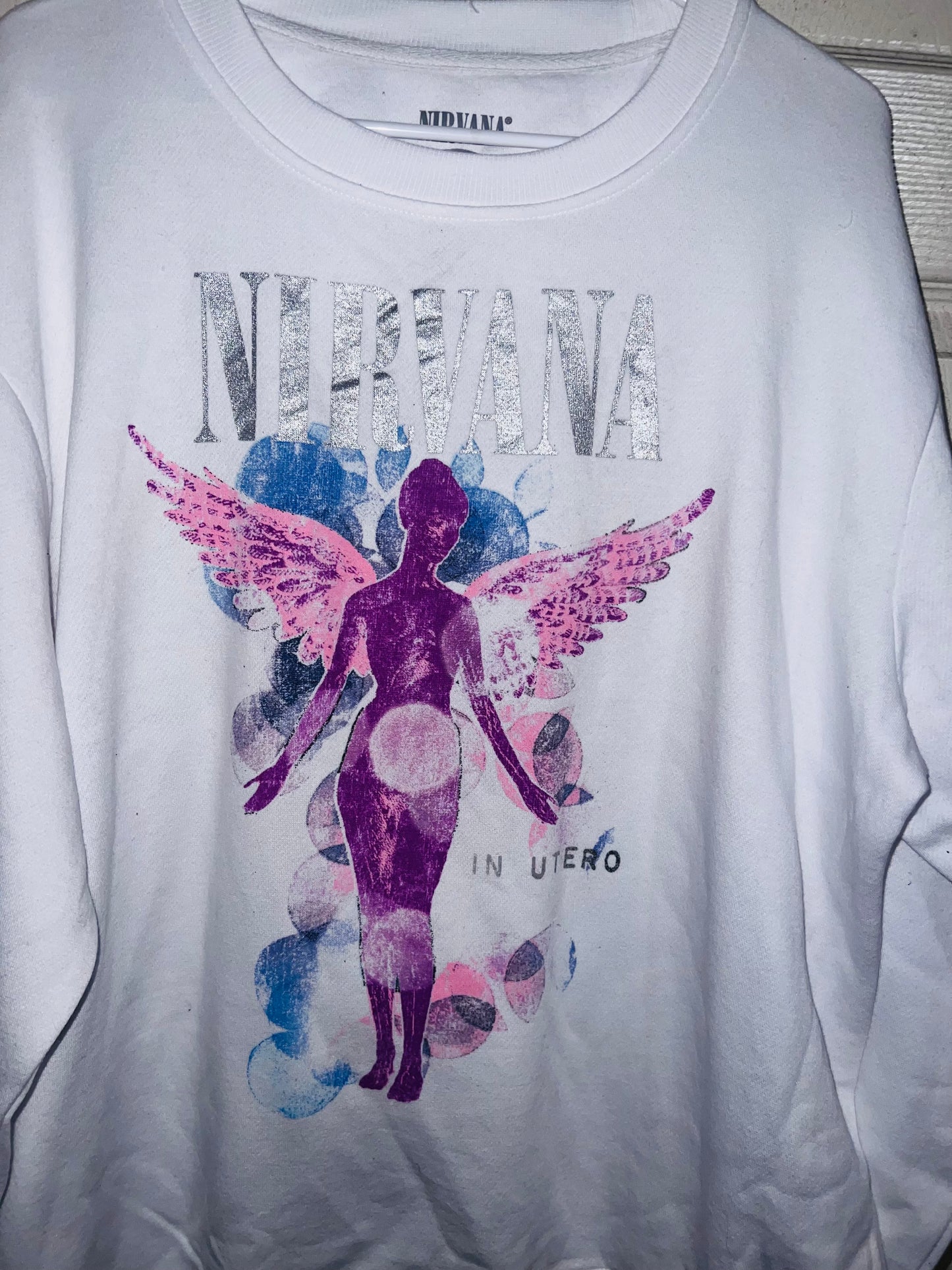 Nirvana Oversized Distressed Tee