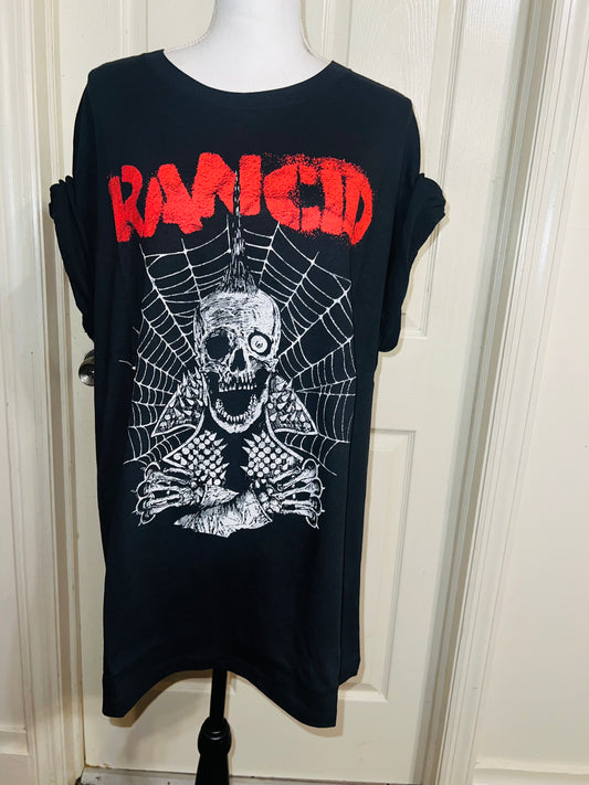 Rancid Oversized Distressed Tee