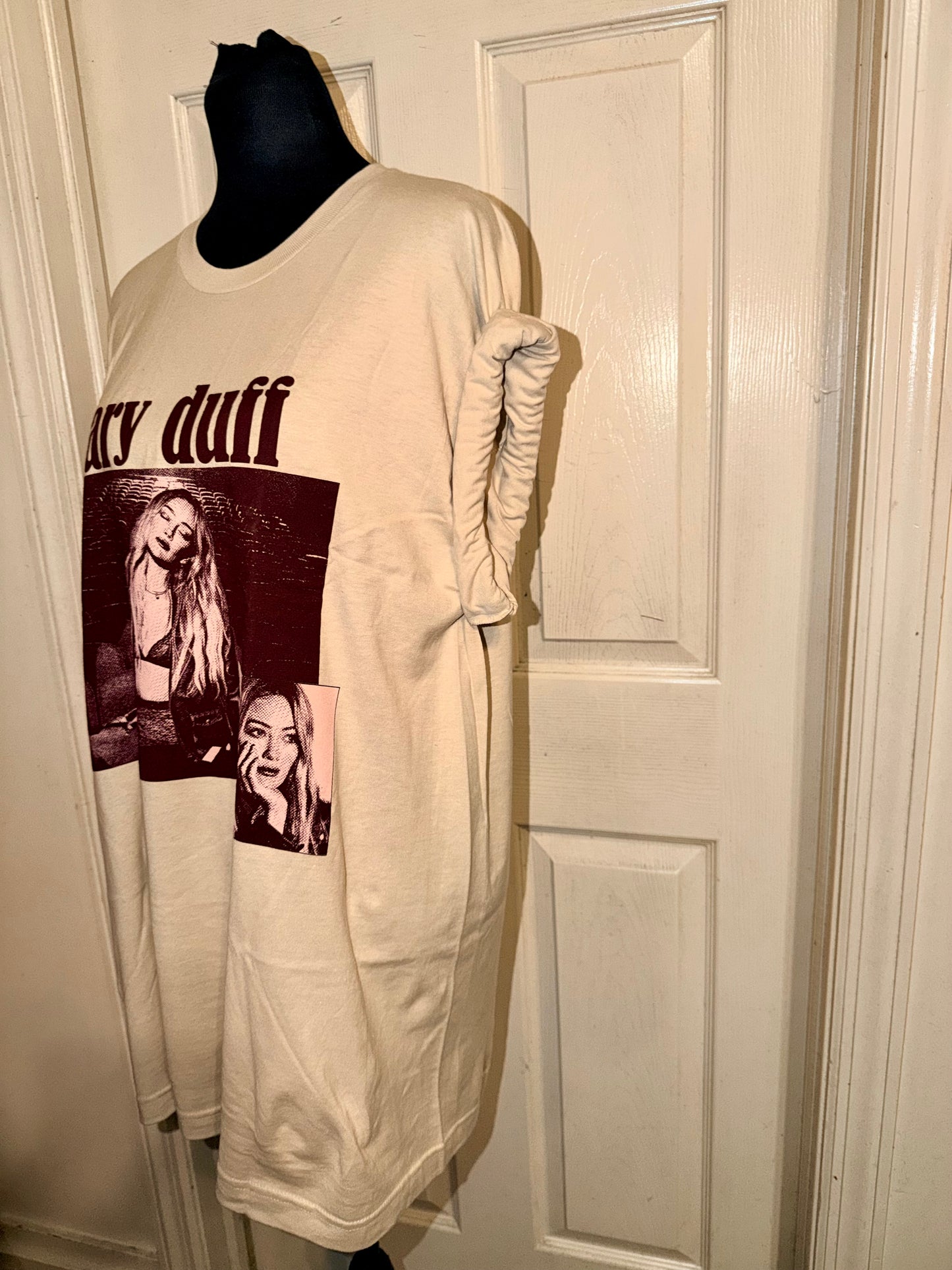 Hilary Duff Double Sided Oversized Tee