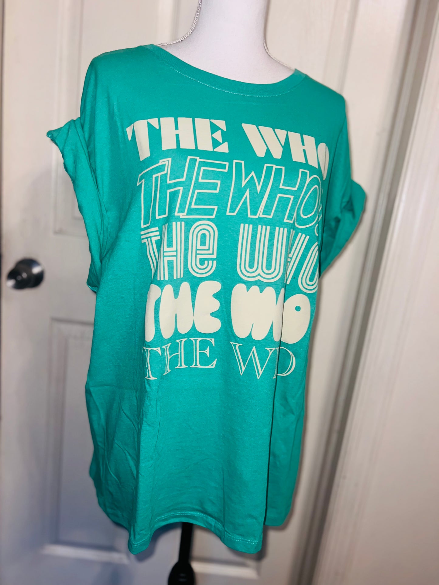 The Who Oversized Distressed Tee