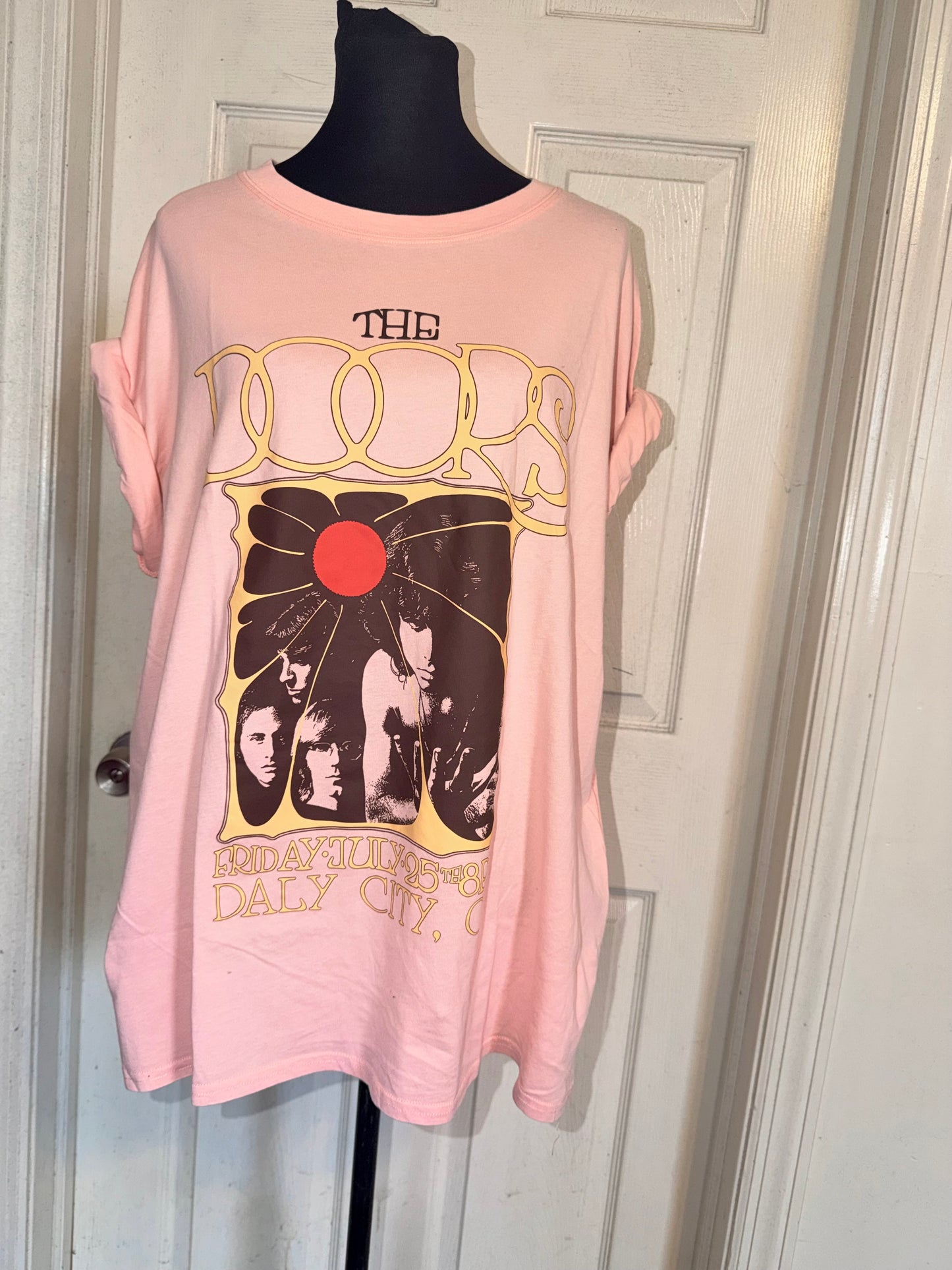 The Doors Oversized Distressed Tee