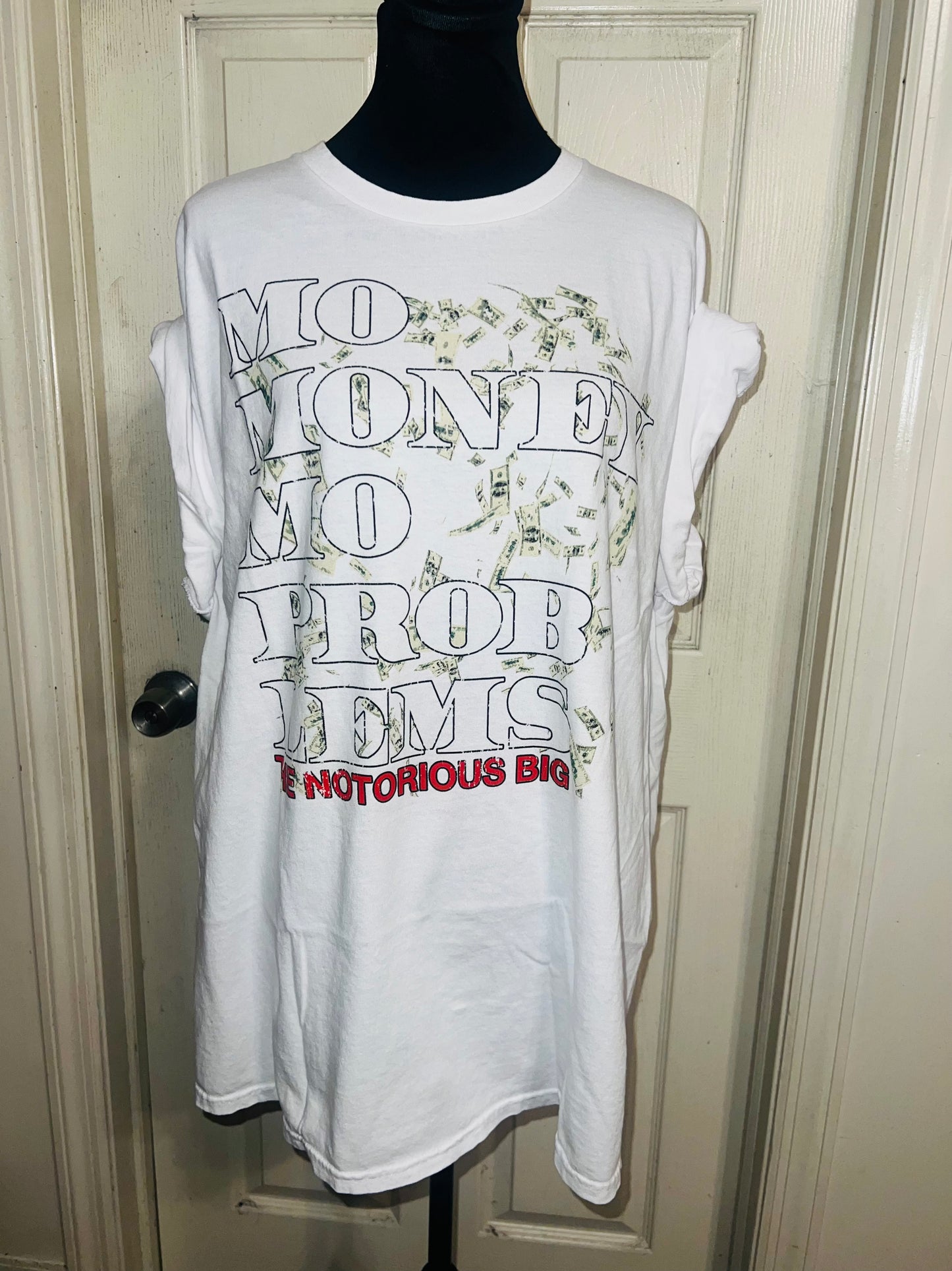 Notorious BIG Oversized Distressed Tee