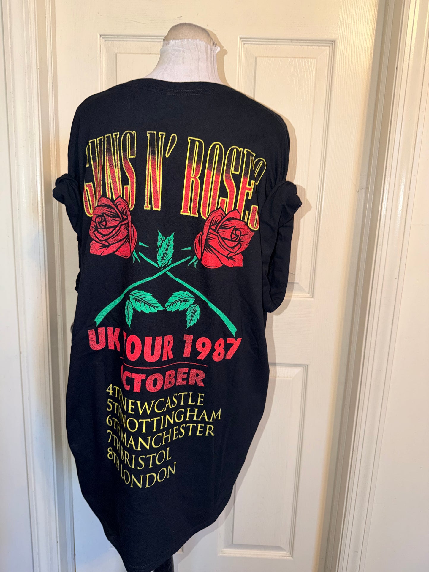 Guns N’ Roses Double Sided Oversized Distressed Tee