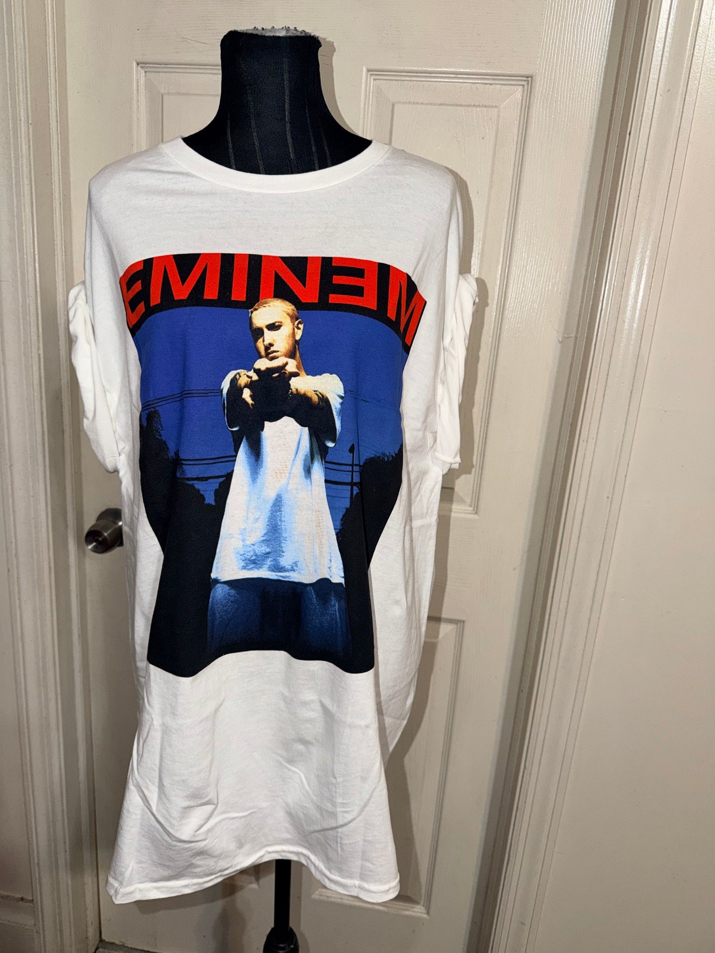 Eminem Oversized Distressed Tee
