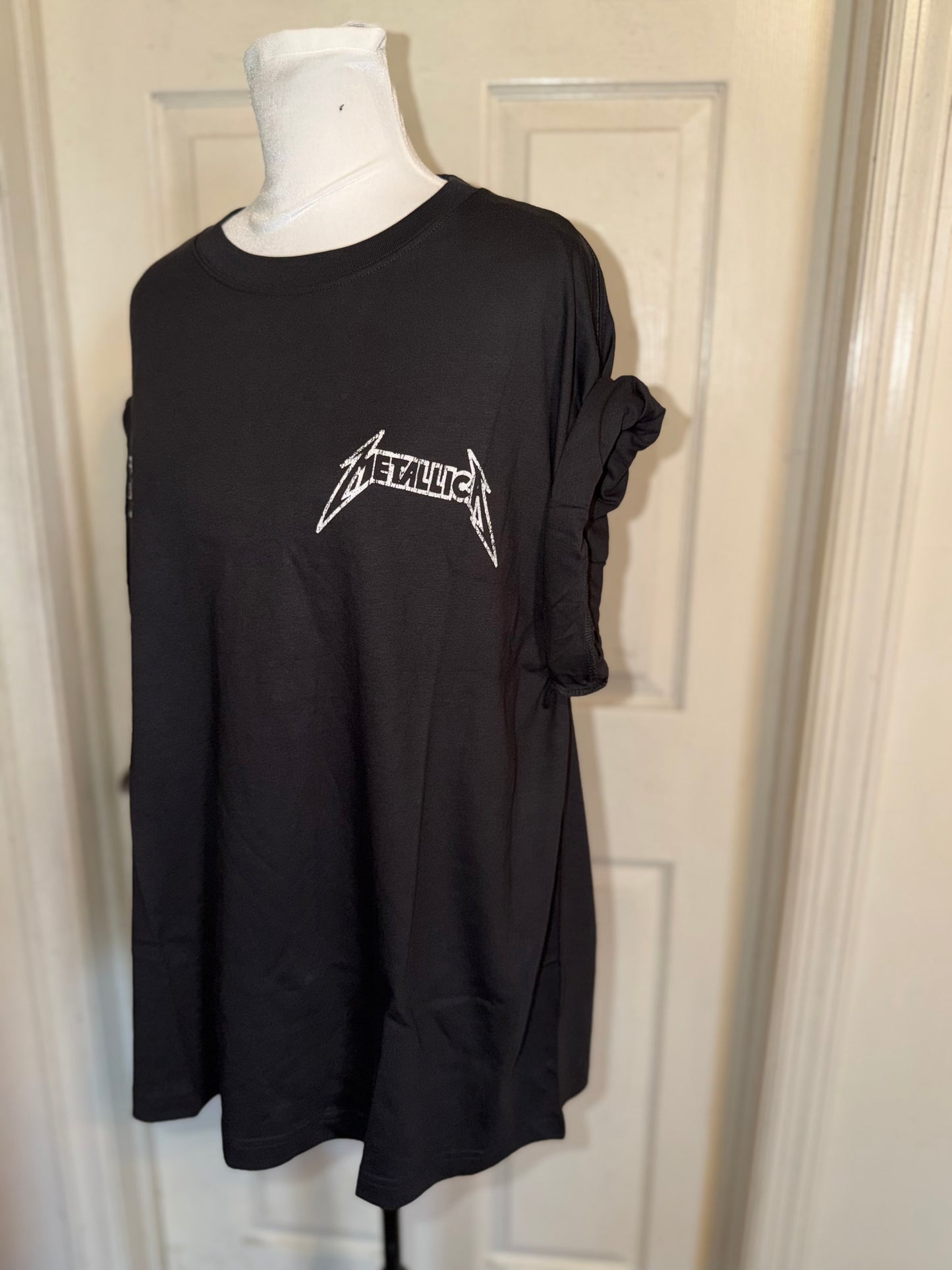 Metallica Double Sided Oversized Distressed Tee