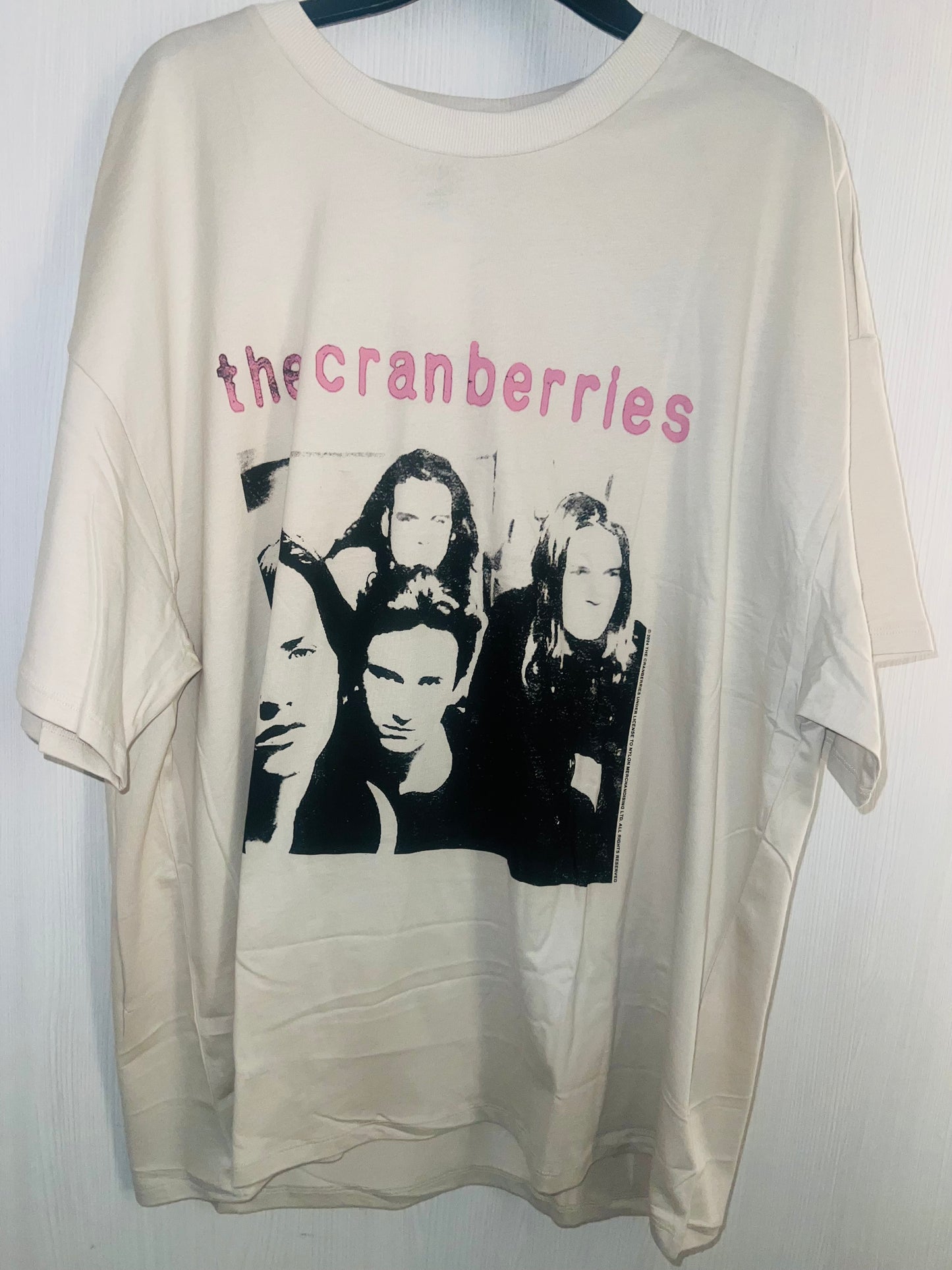 The Cranberries Oversized Distressed Tee