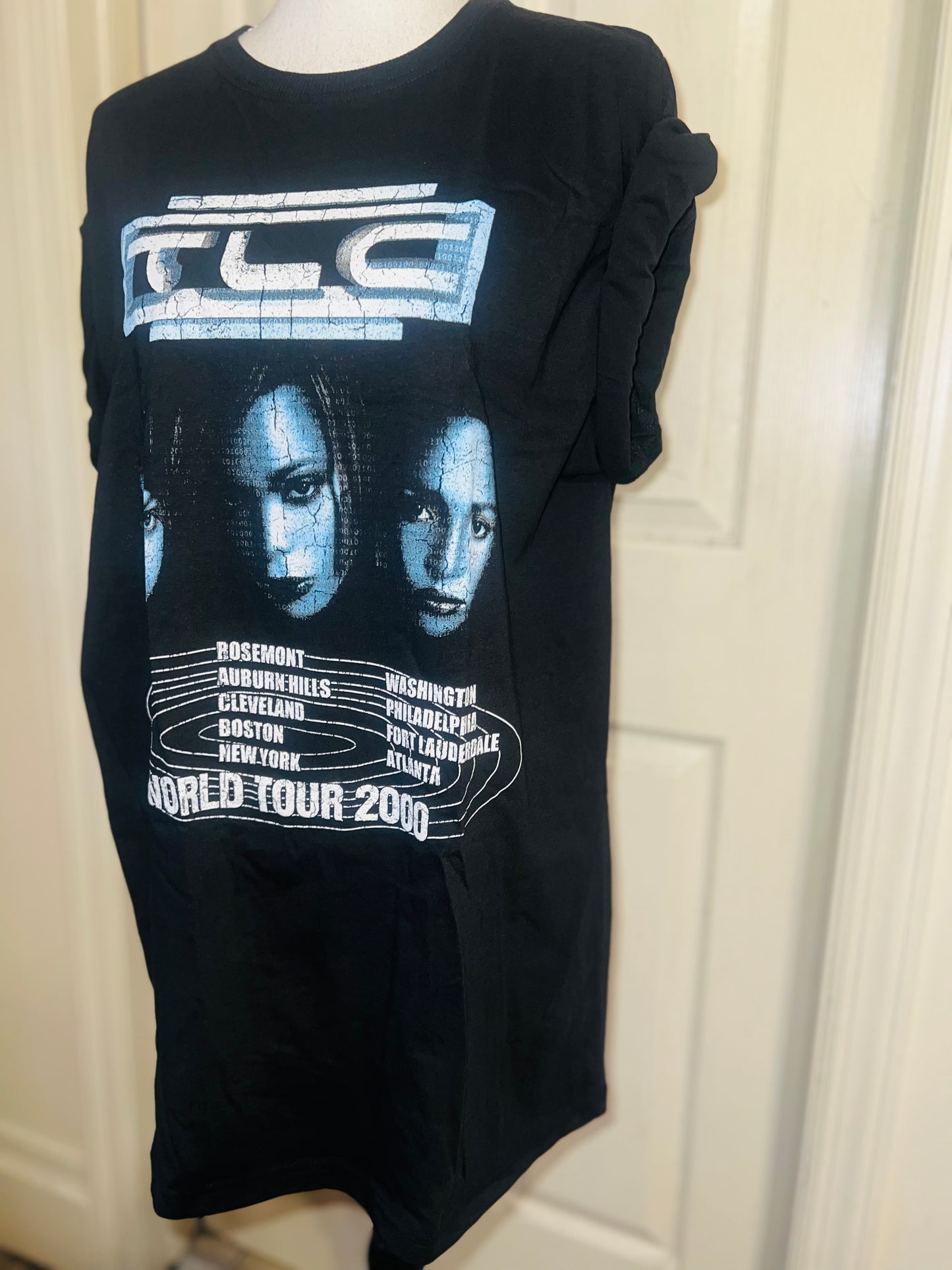 TLC Oversized Distressed Tee