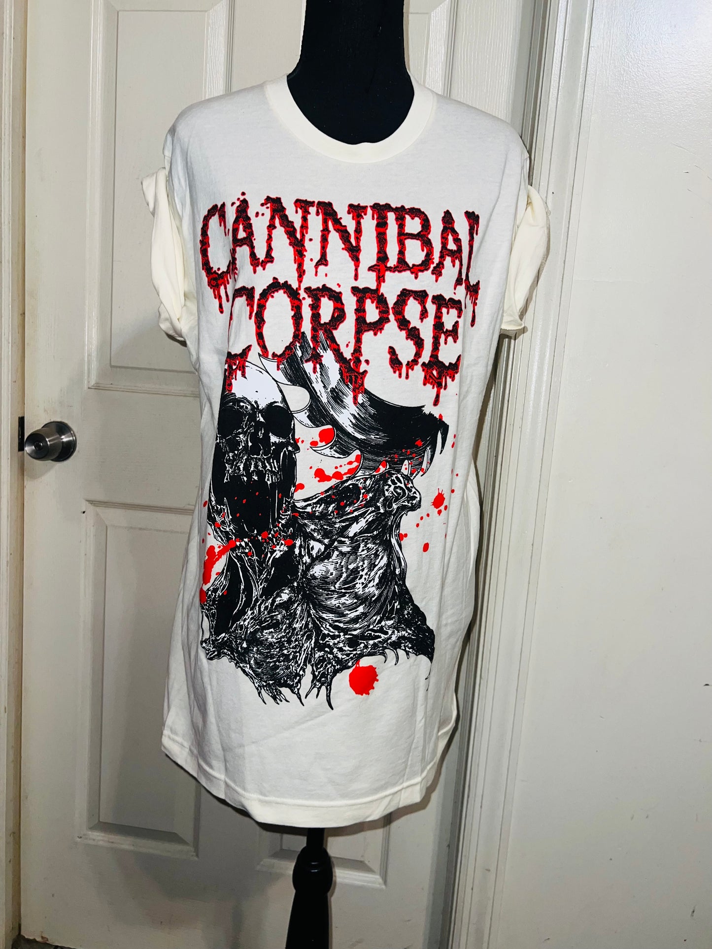 Cannibal Corpse Oversized Distressed Tee