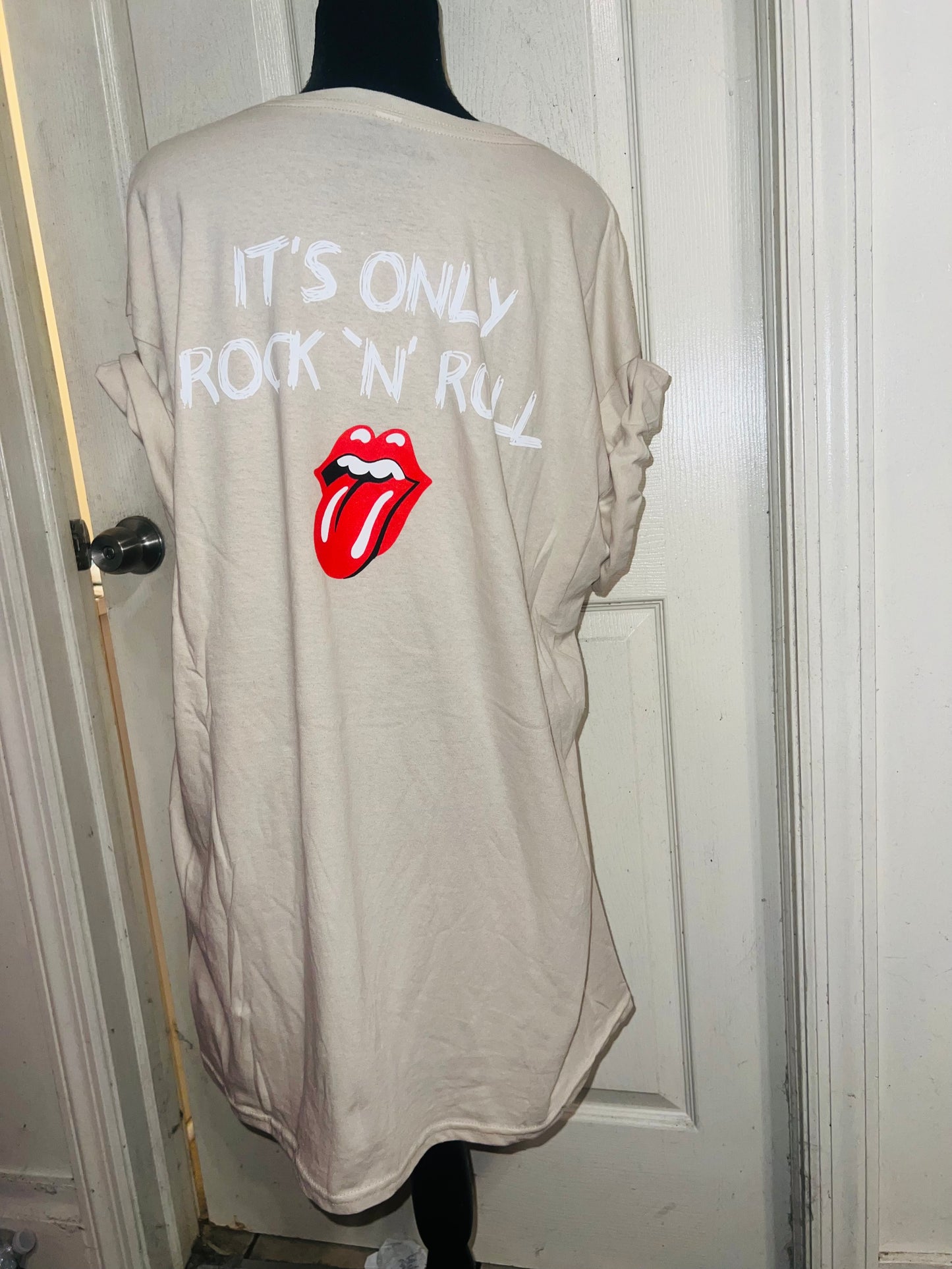 The Rolling Stones Double Sided Distressed Tee