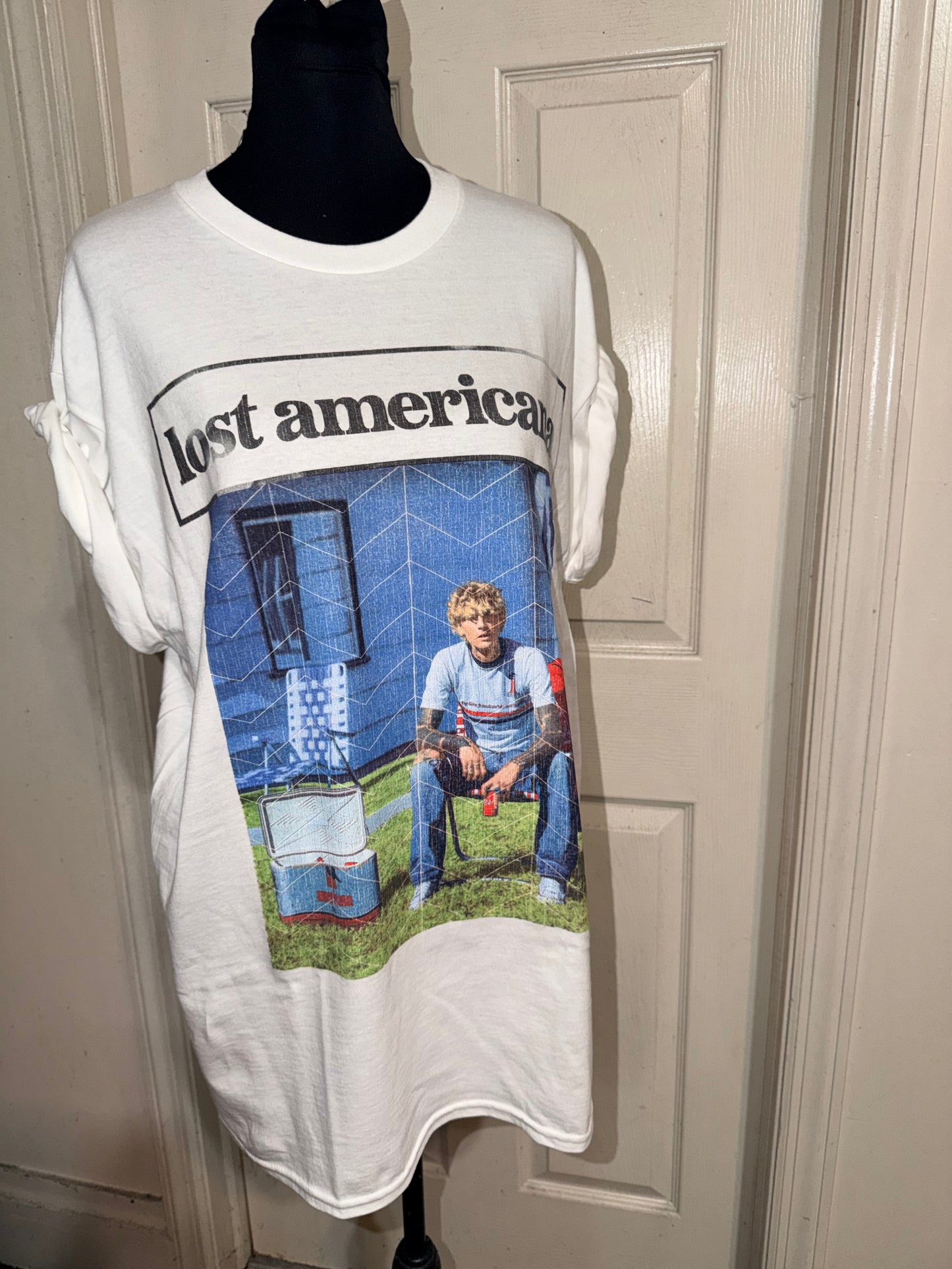 Machine Gun Kelly Oversized Distressed Tee