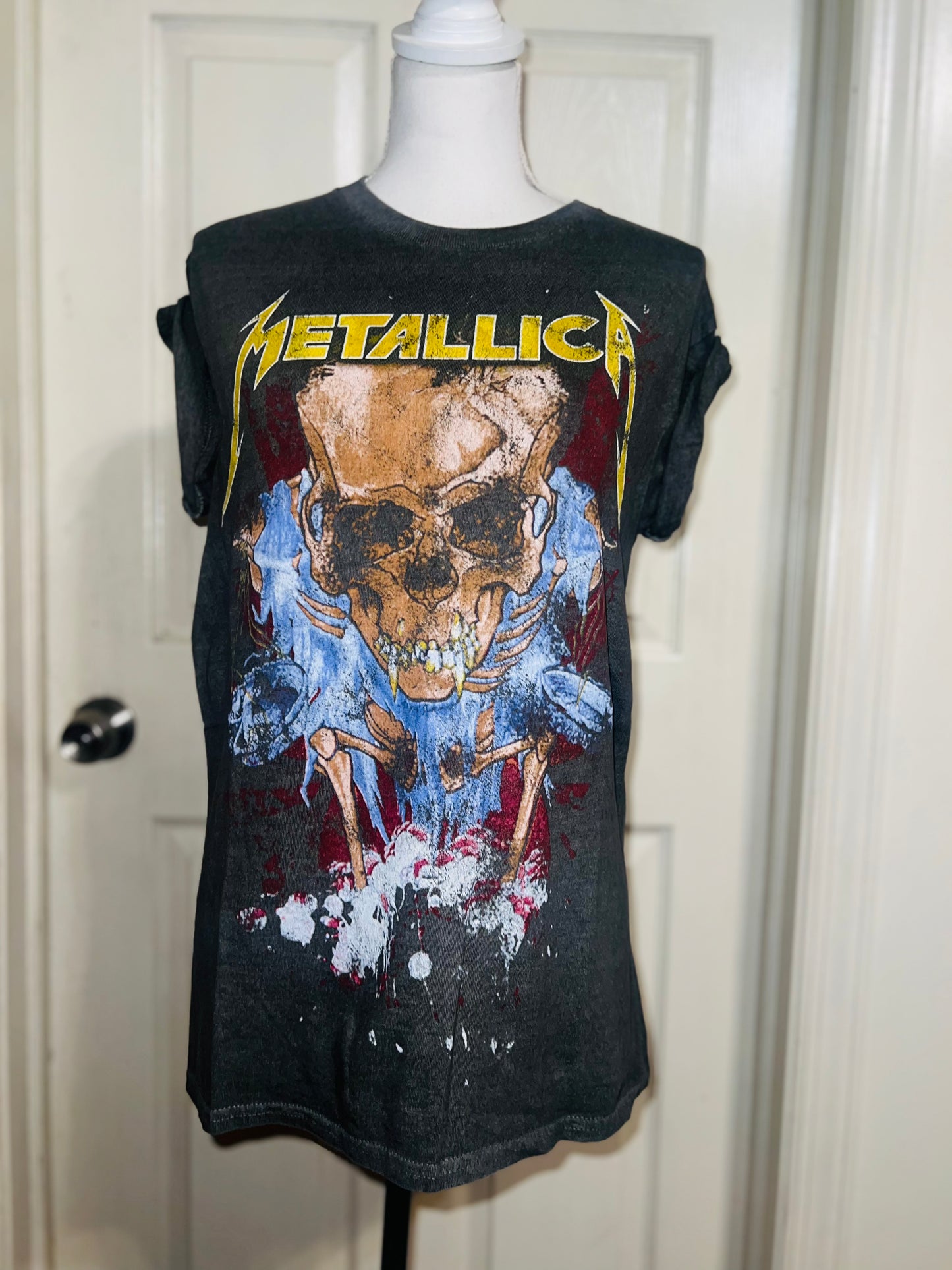 Metallica Oversized Distressed Tee