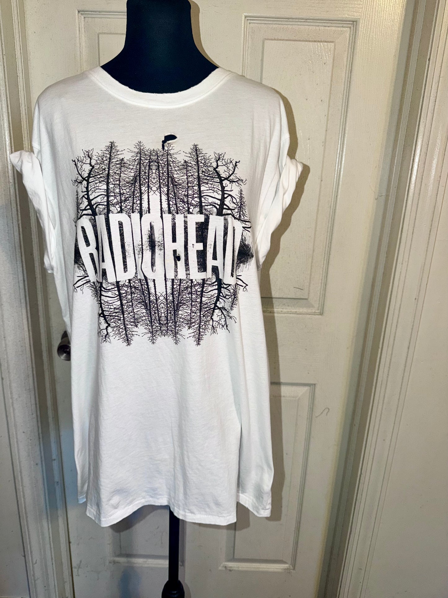 Radiohead Oversized Distressed Tee