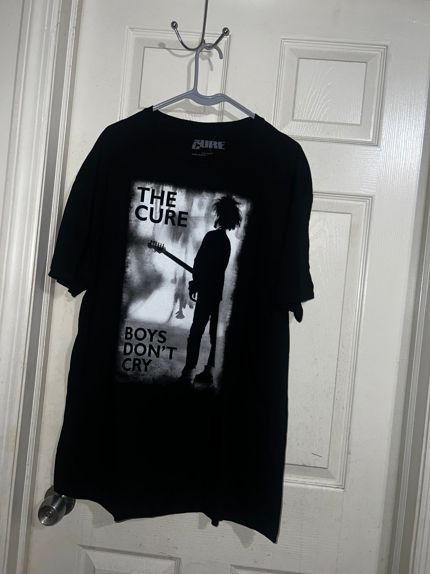 The Cure Boys Don’t Cry Oversized Distressed Tee