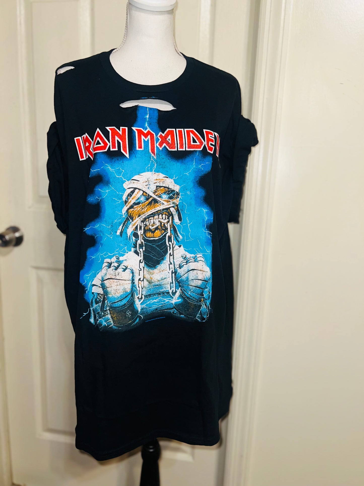 Iron Maiden Oversized Distressed Tee