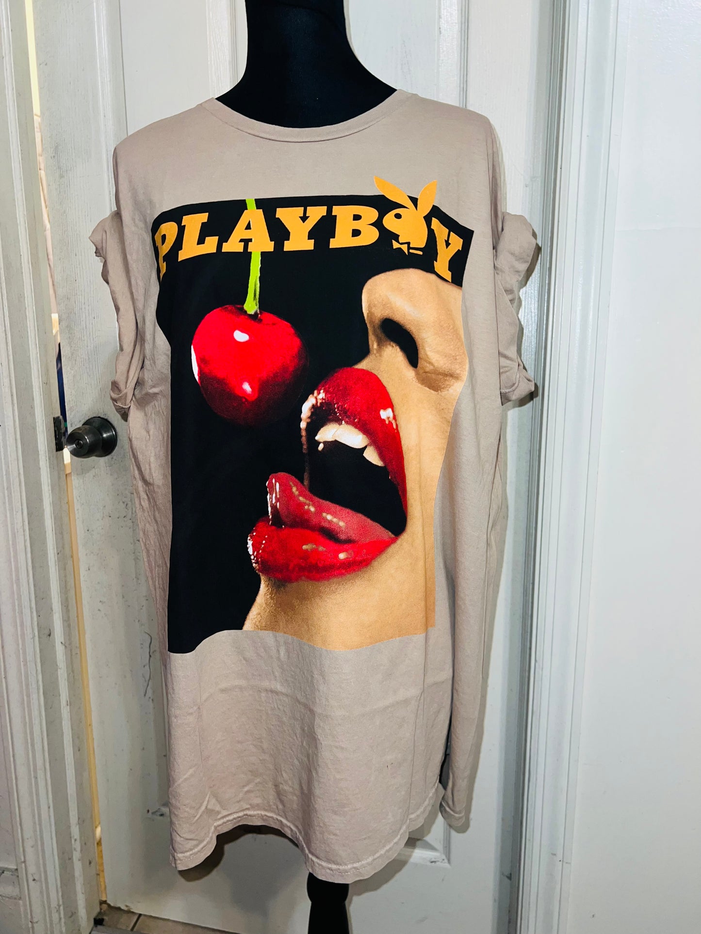 Playboy Vintage Cover Oversized Distressed Tee