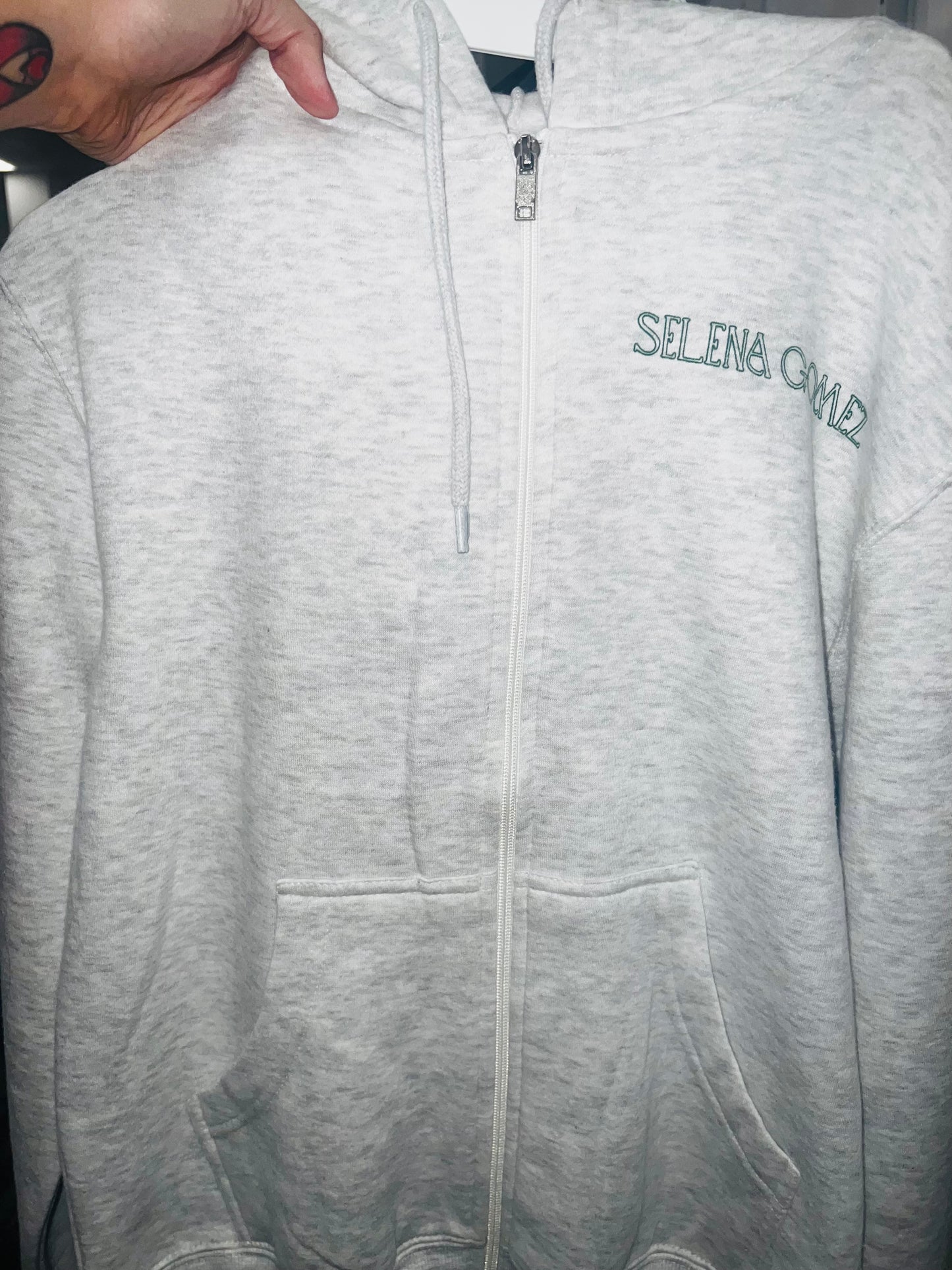 Selena Gomez Zip Up Sweatshirt