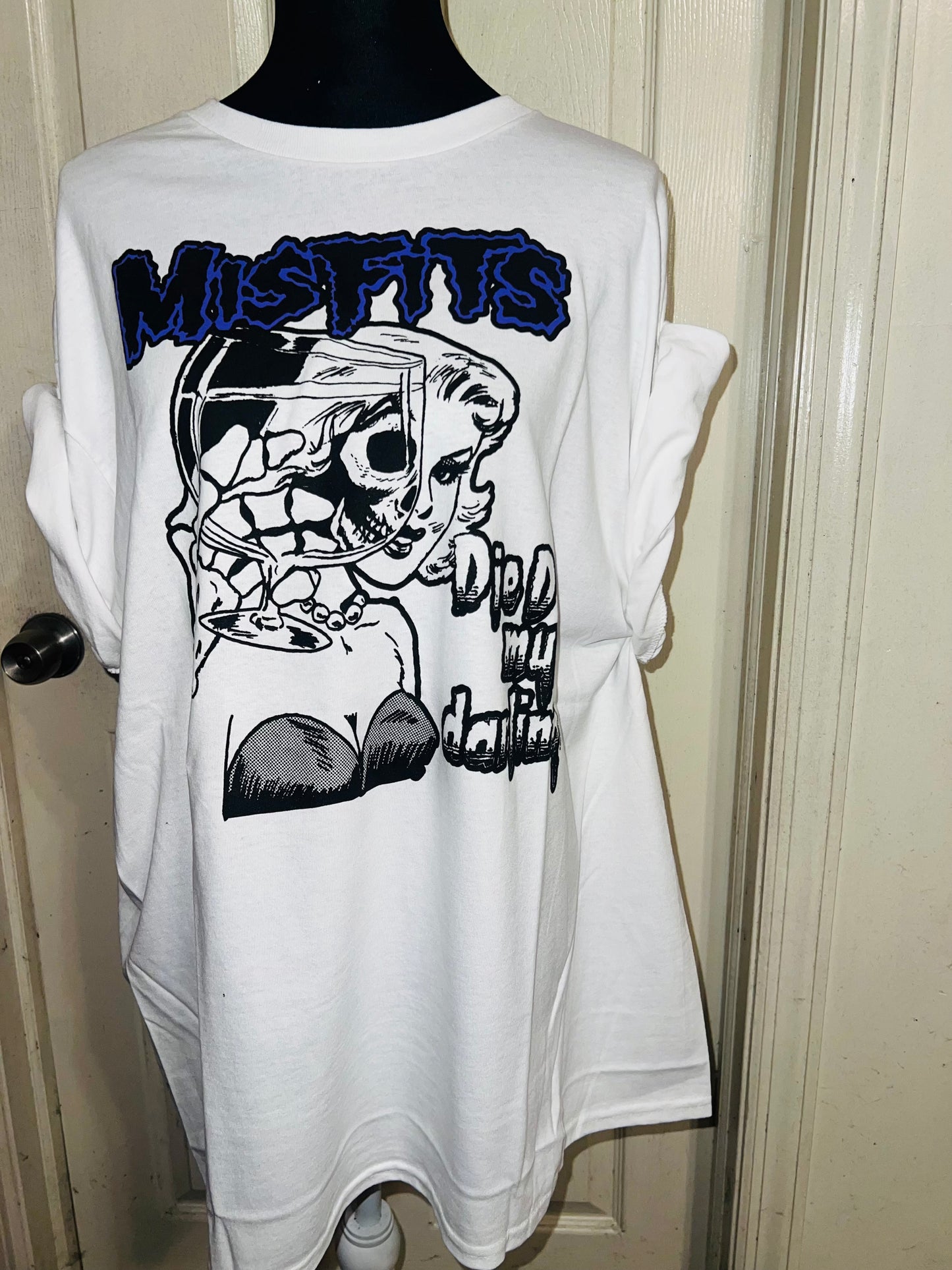 Misfits Oversized Distressed Tee