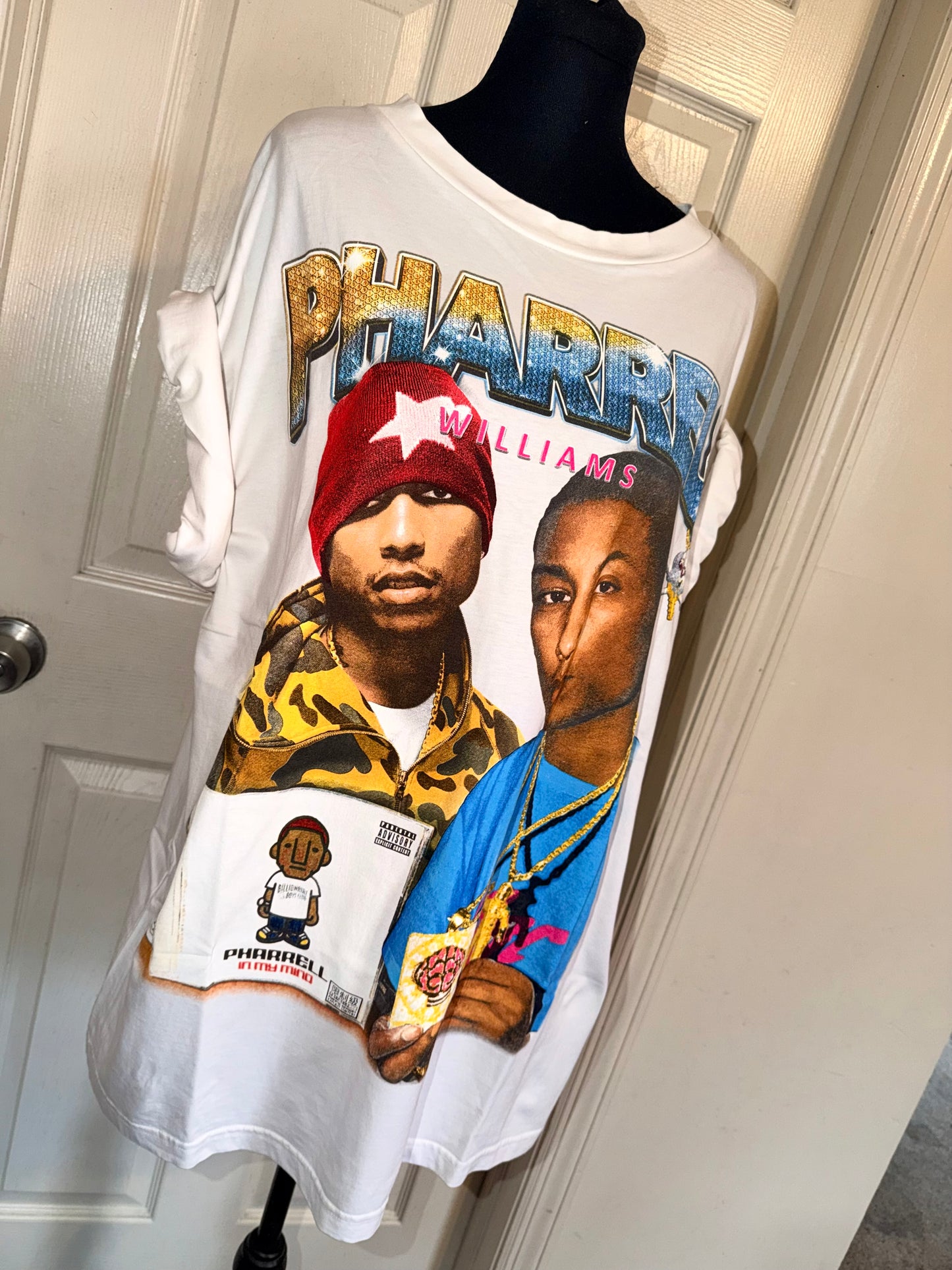 Pharrell Williams Double Sided Oversized Tee