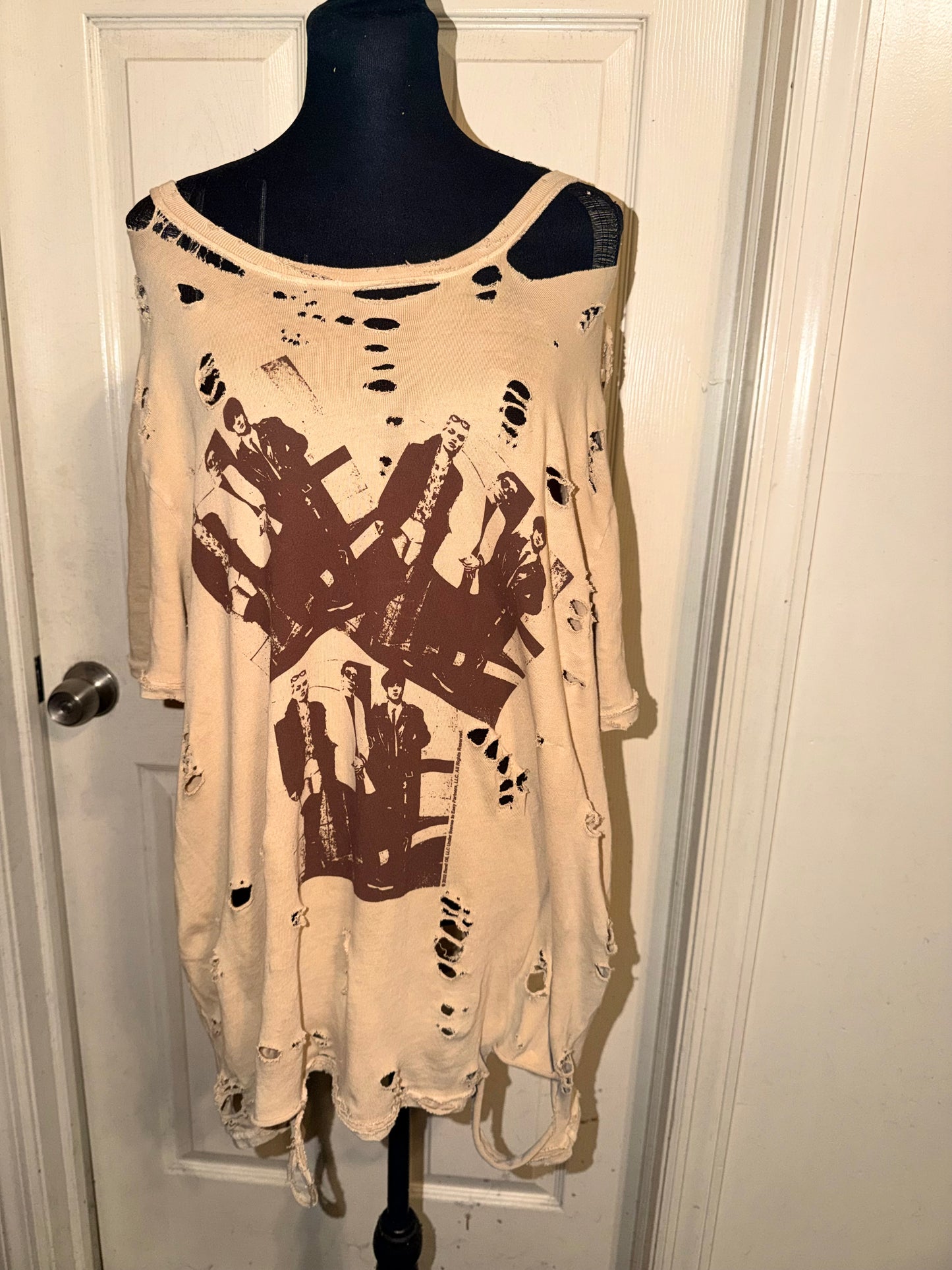 Blondie Double Sided Oversized Distressed Tee (as is)