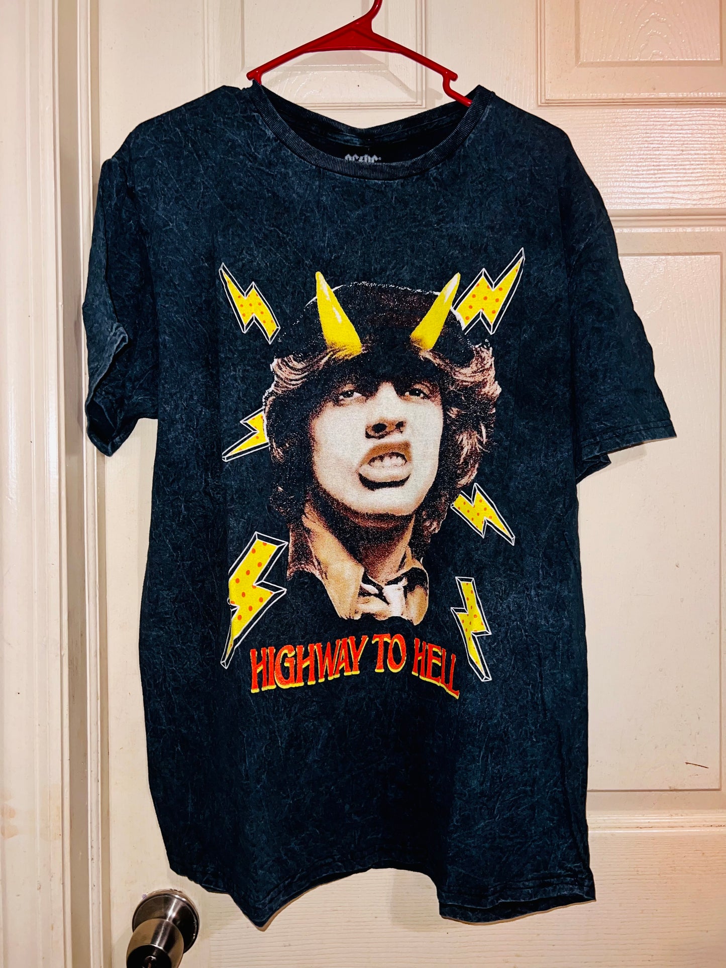 AC/DC Angus Young Highway to Hell Oversized Tee