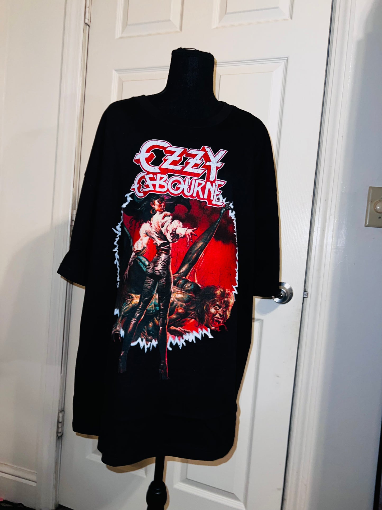 Ozzy Osbourne Oversized Distressed Tee