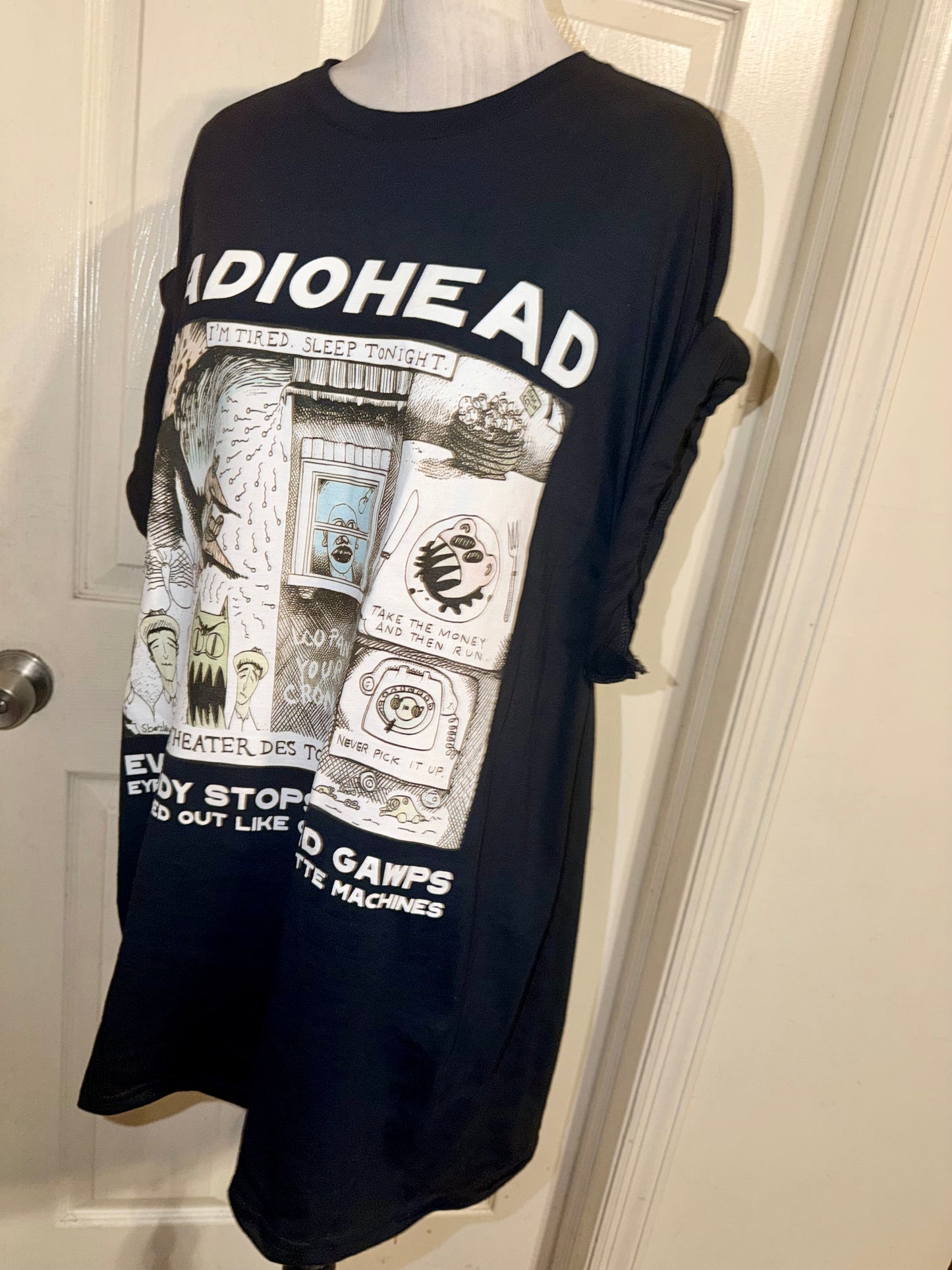 Radiohead Oversized Distressed Tee (Copy)