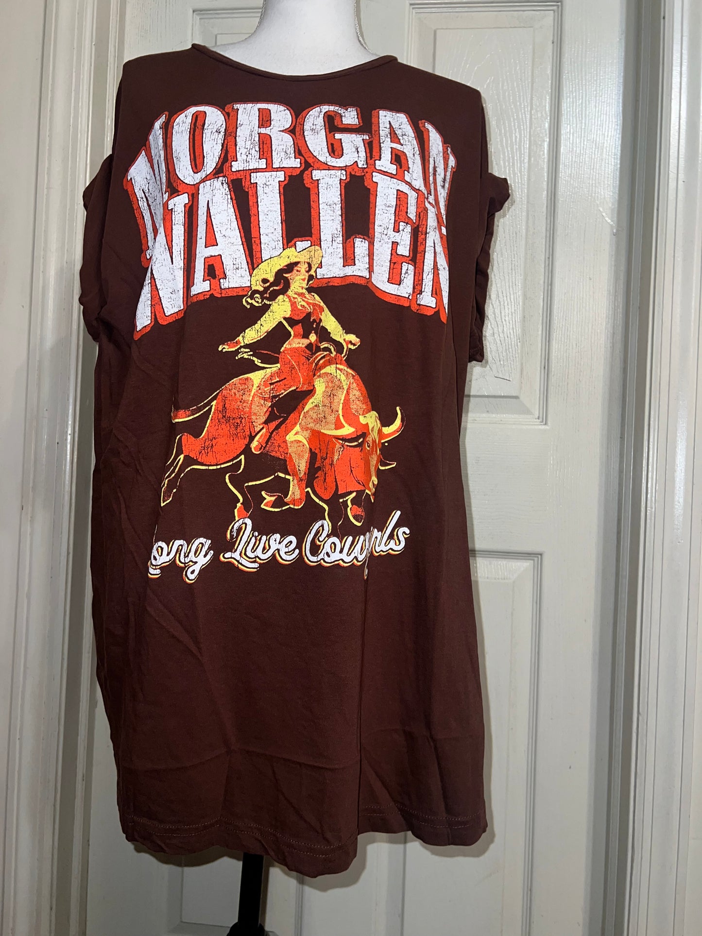 Morgan Wallen Oversized Distressed Tee