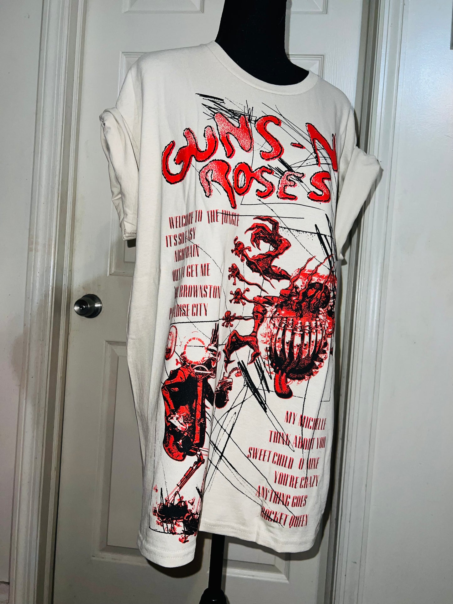 Guns n’ Roses Oversized Distressed Tee