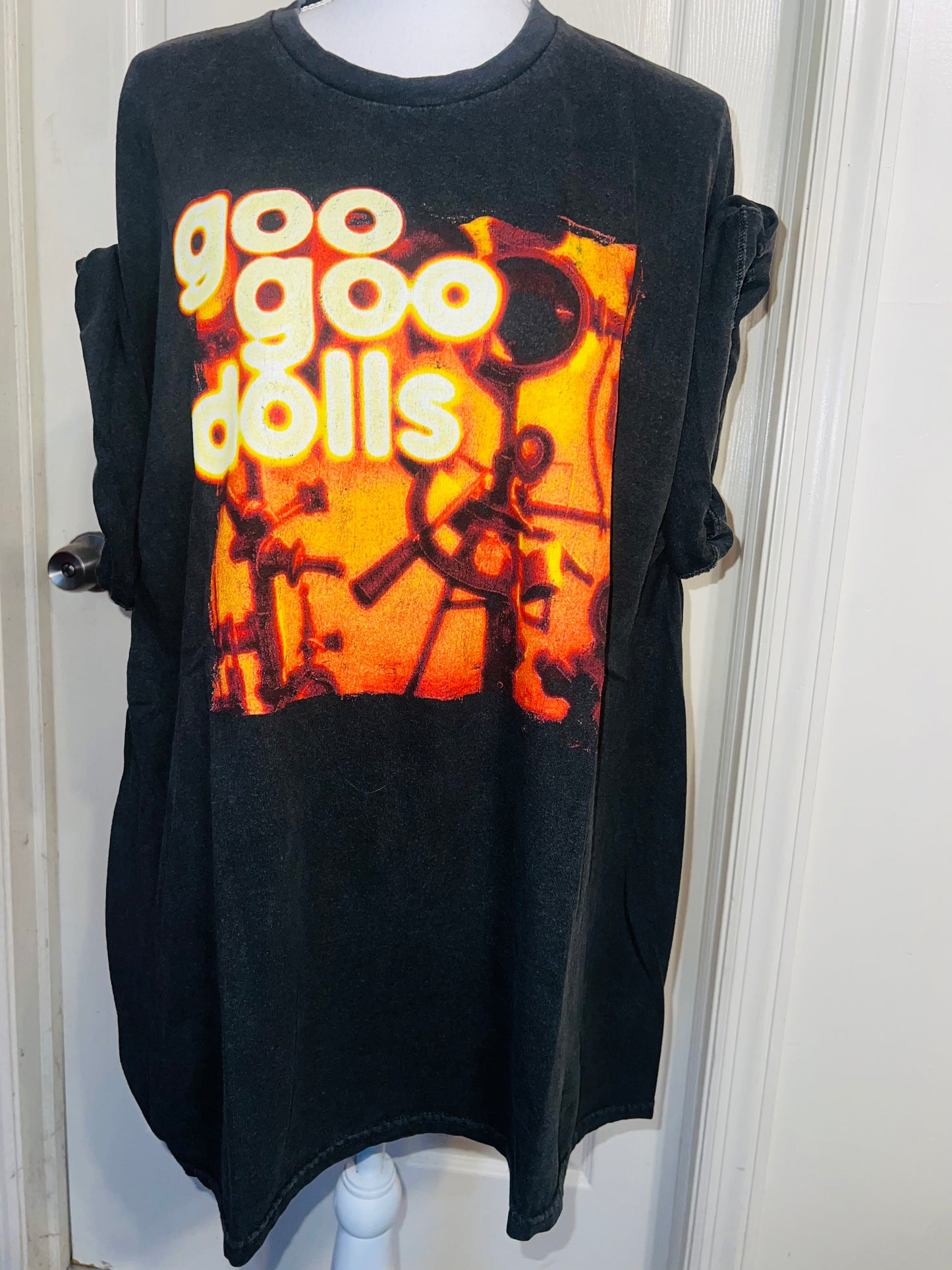 Goo Goo Dolls Oversized Distressed Tee