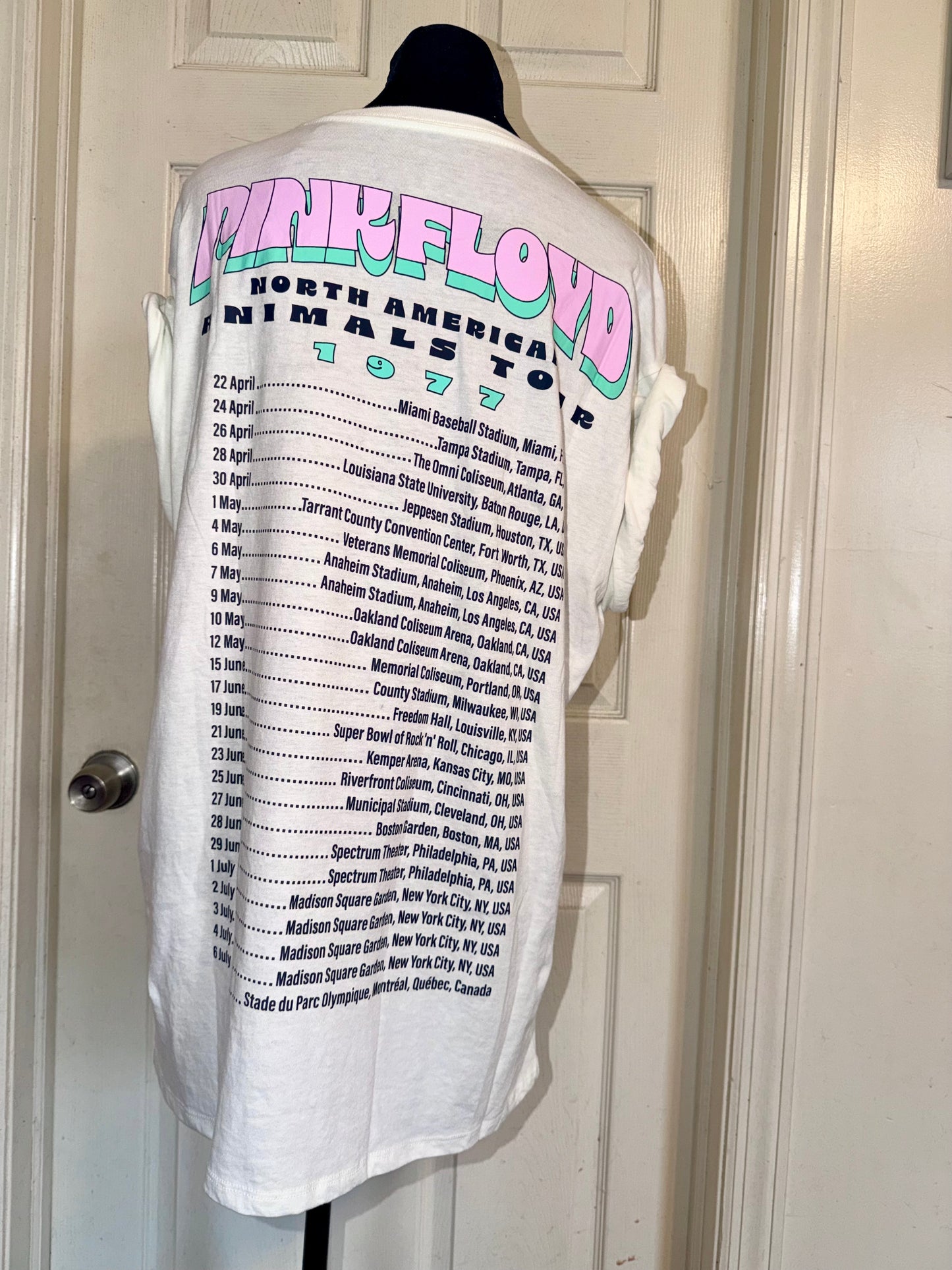 Pink Floyd Double Sided Oversized Tee
