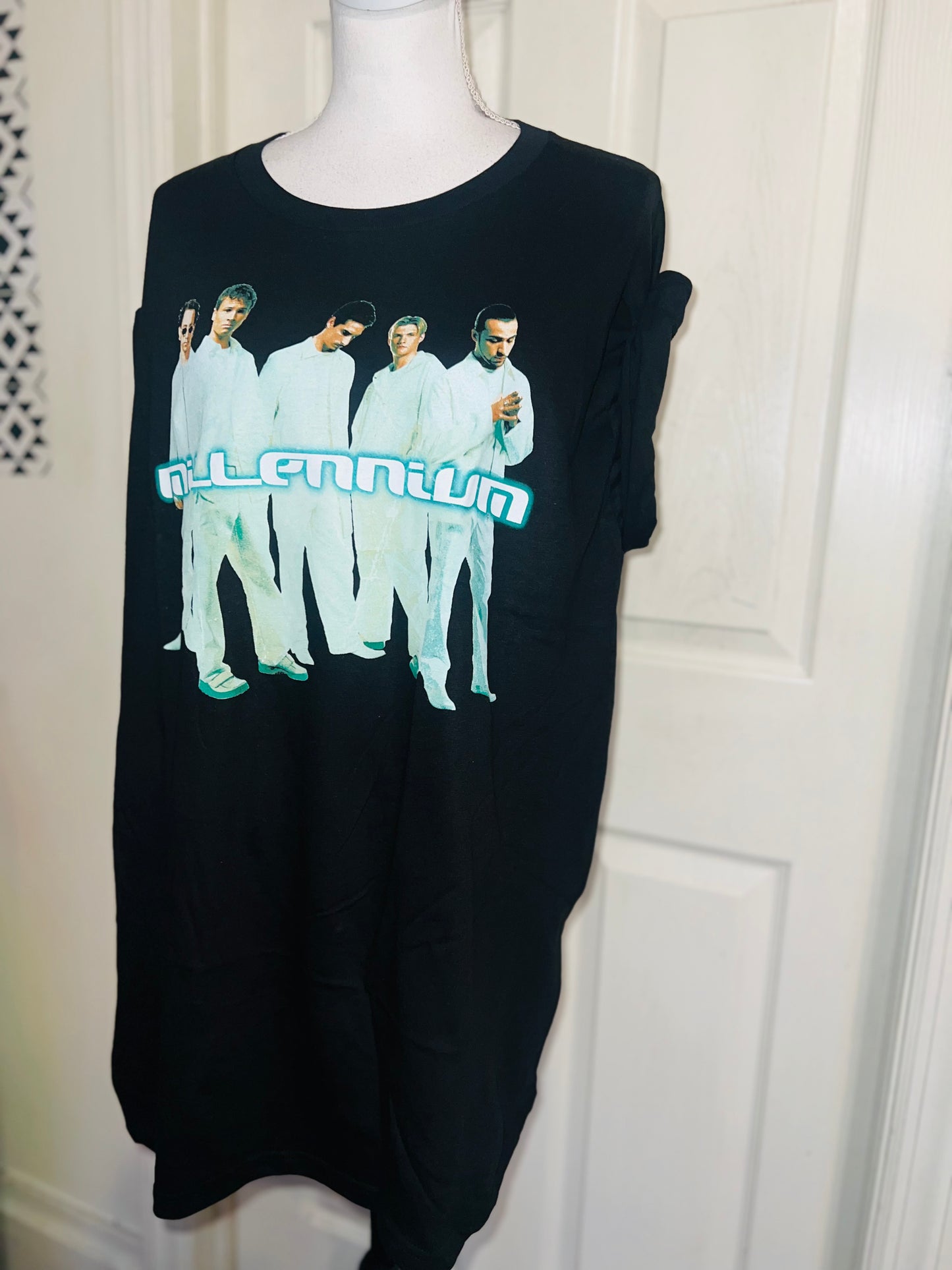 Backstreet Boys Oversized Distressed Tee