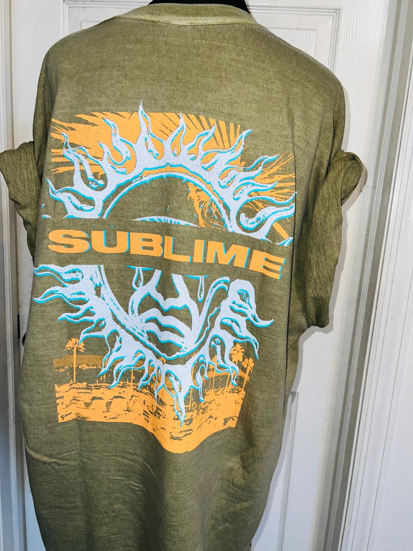 Sublime Double Sided Oversized Distressed Tee