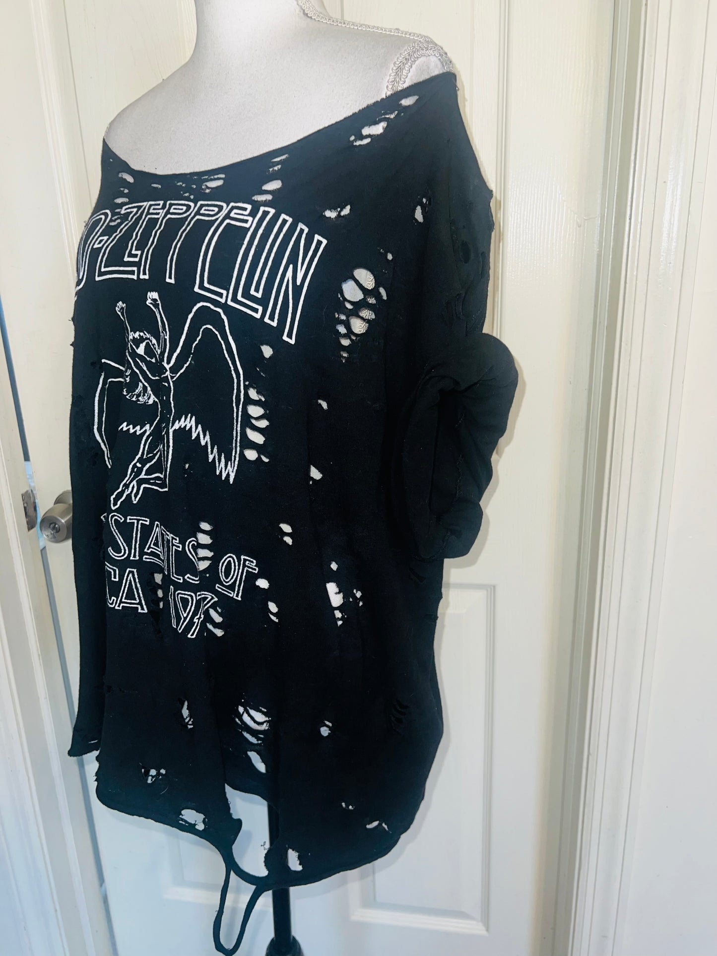 Led Zeppelin OFTS Oversized Distressed Tee (as is)