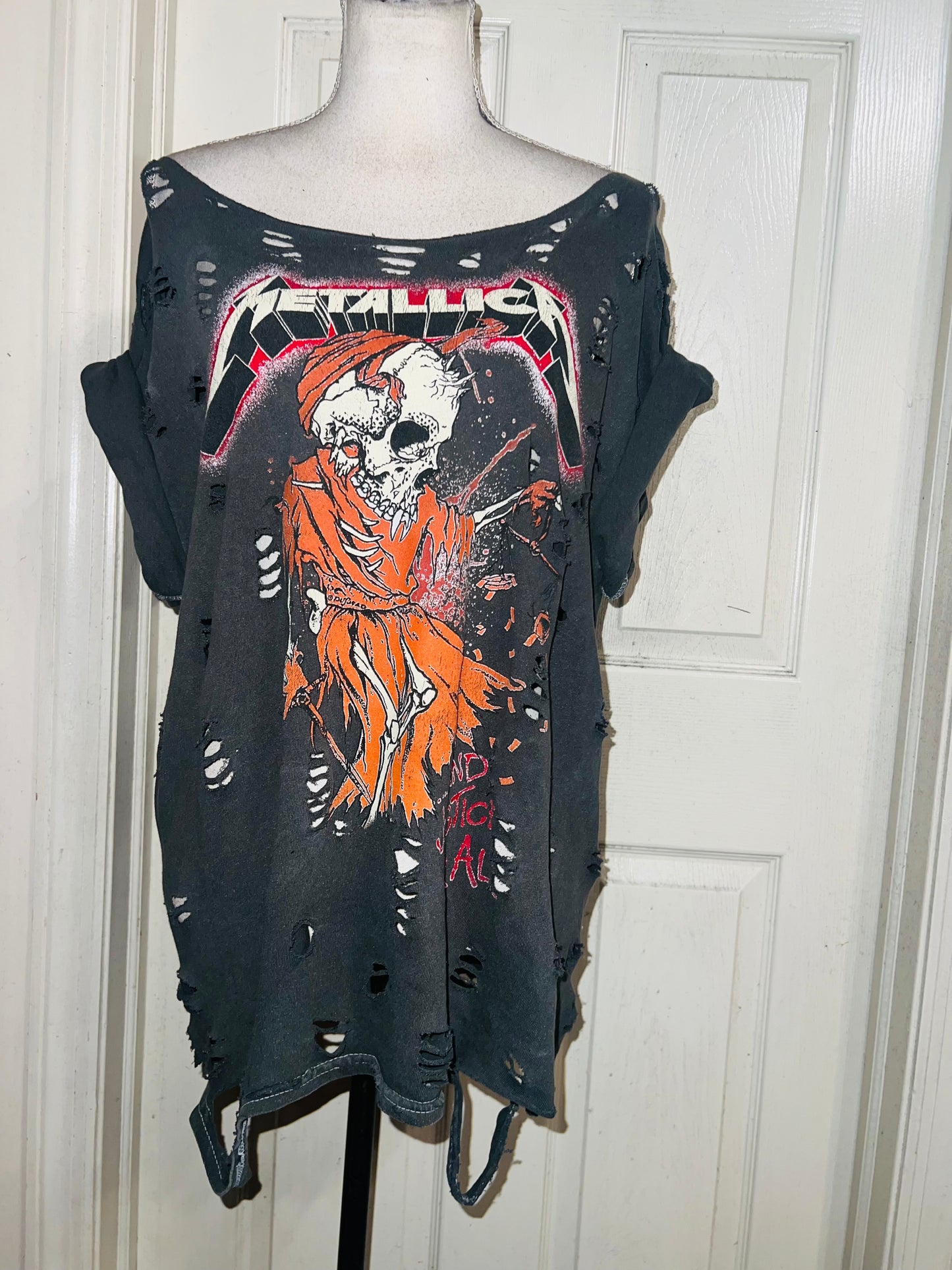 Metallica Oversized Distressed Tee (As Is)