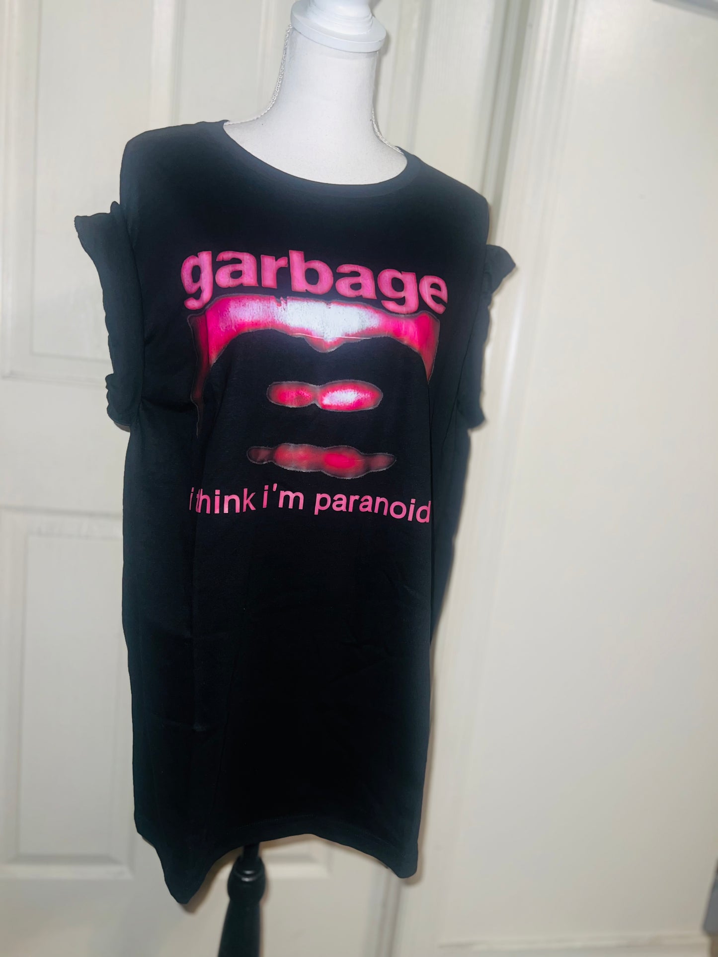 Garbage Oversized Distressed Tee