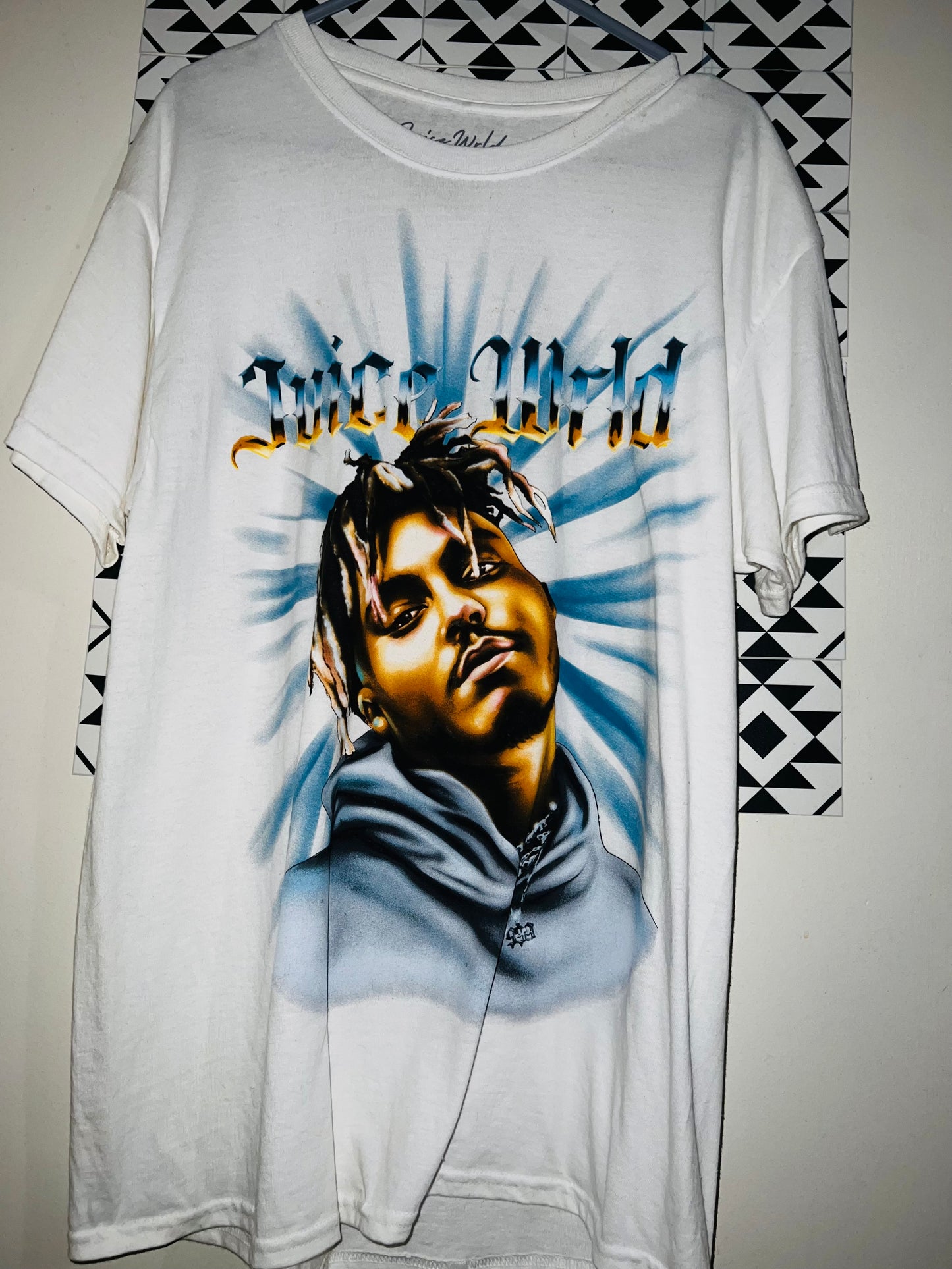 Juice Wrld Oversized Distressed Tee