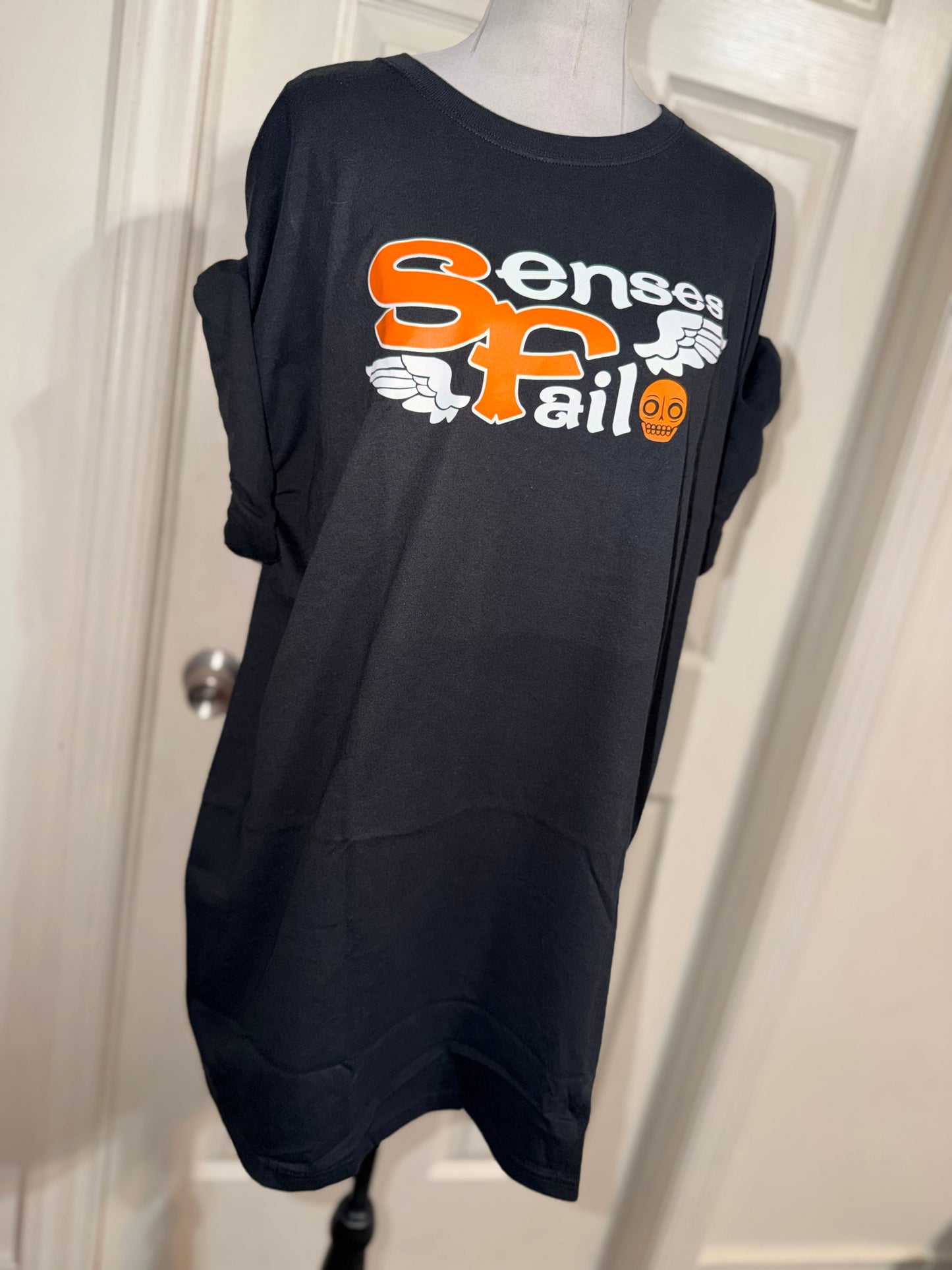 Senses Fail Oversized Distressed Tee